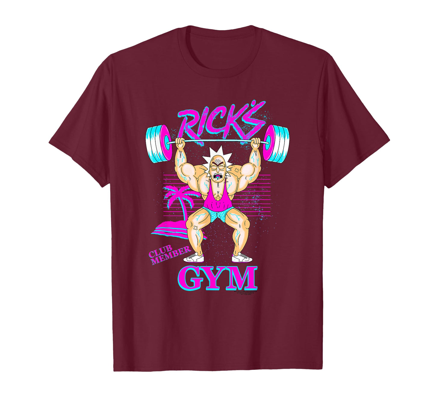 Rick and Morty Rick's Gym T-Shirt