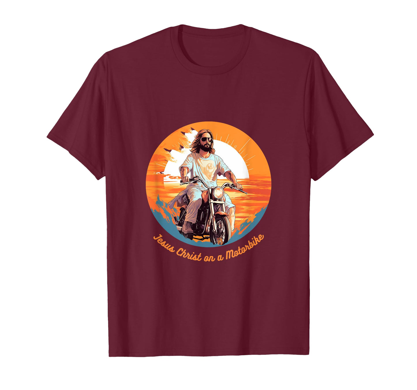 Jesus Christ on a Motorbike T-Shirt