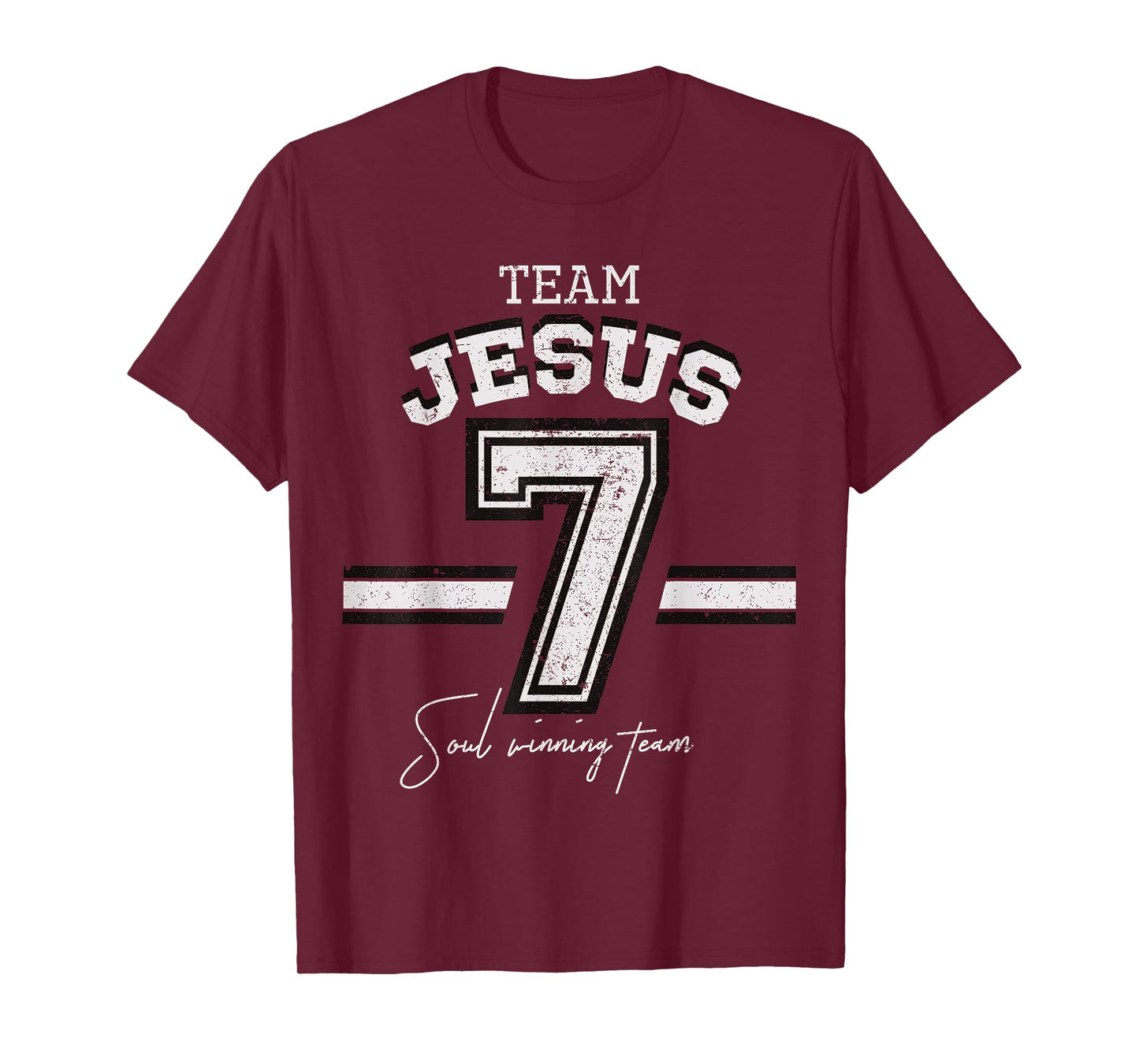 Religious Christian Sport Gifts Soul Winning Team Jesus T-Shirt
