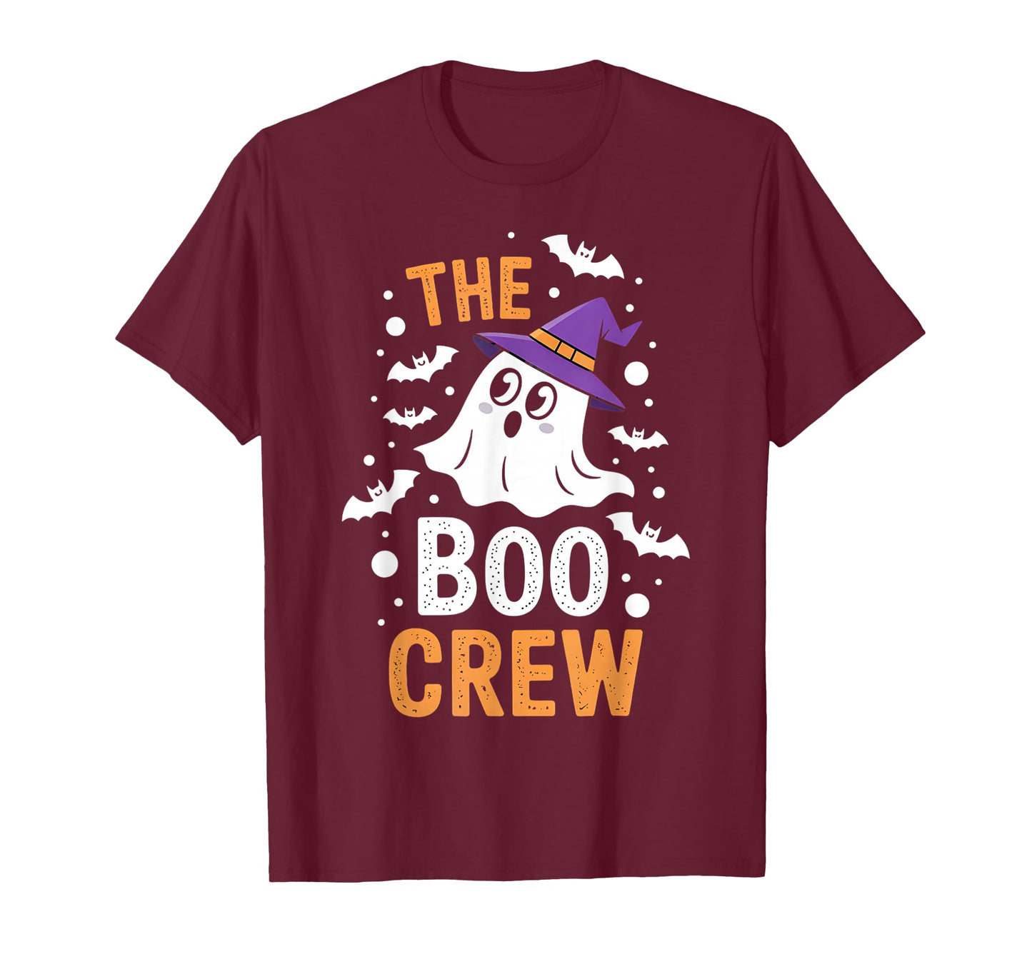 Halloween Ghost The Boo Crew Costume Matching Women Gifts T-Shirt