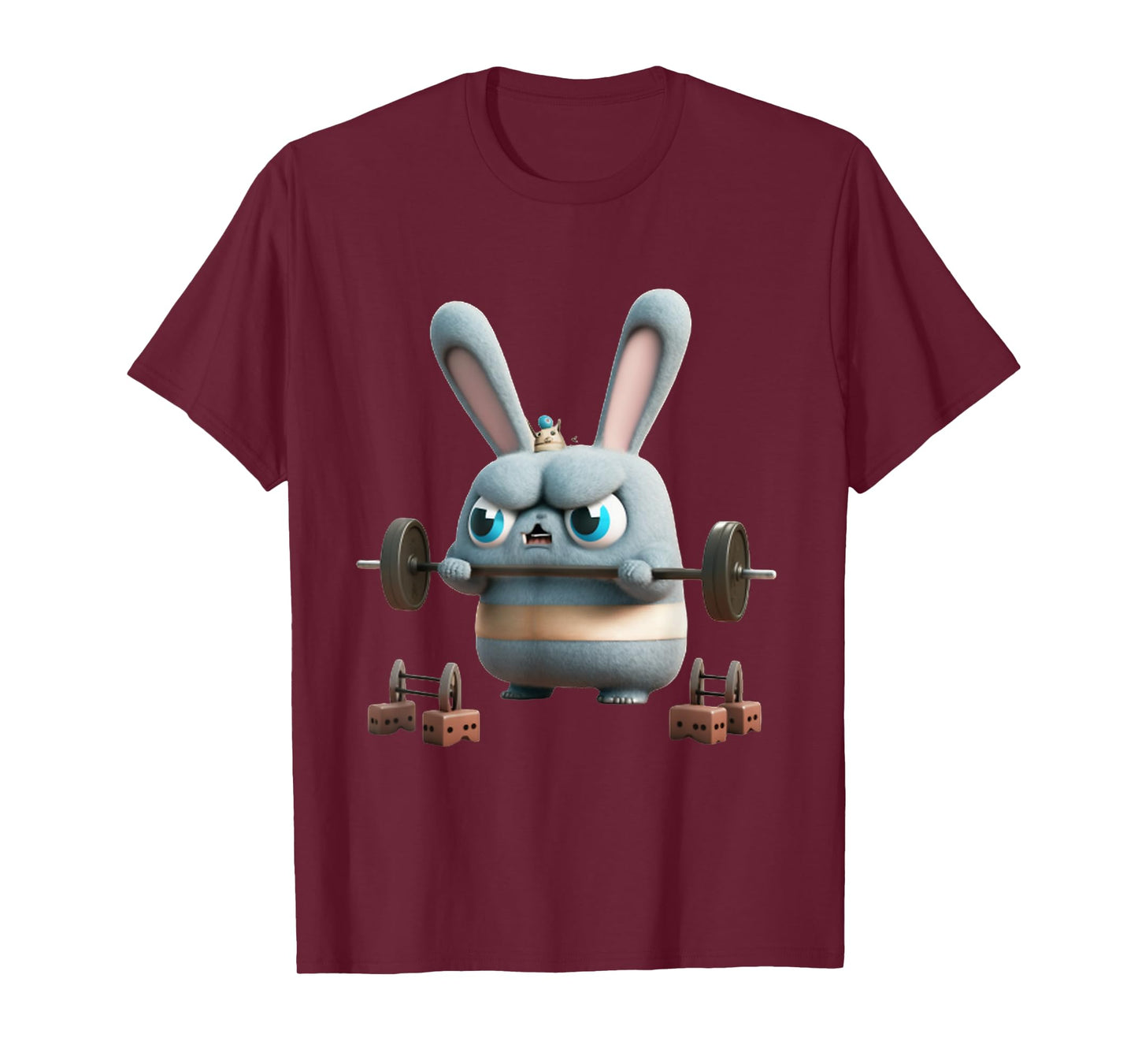 Funny Gym Workout Bunny Fitness Studio Rabbit Cardio Pump T-Shirt