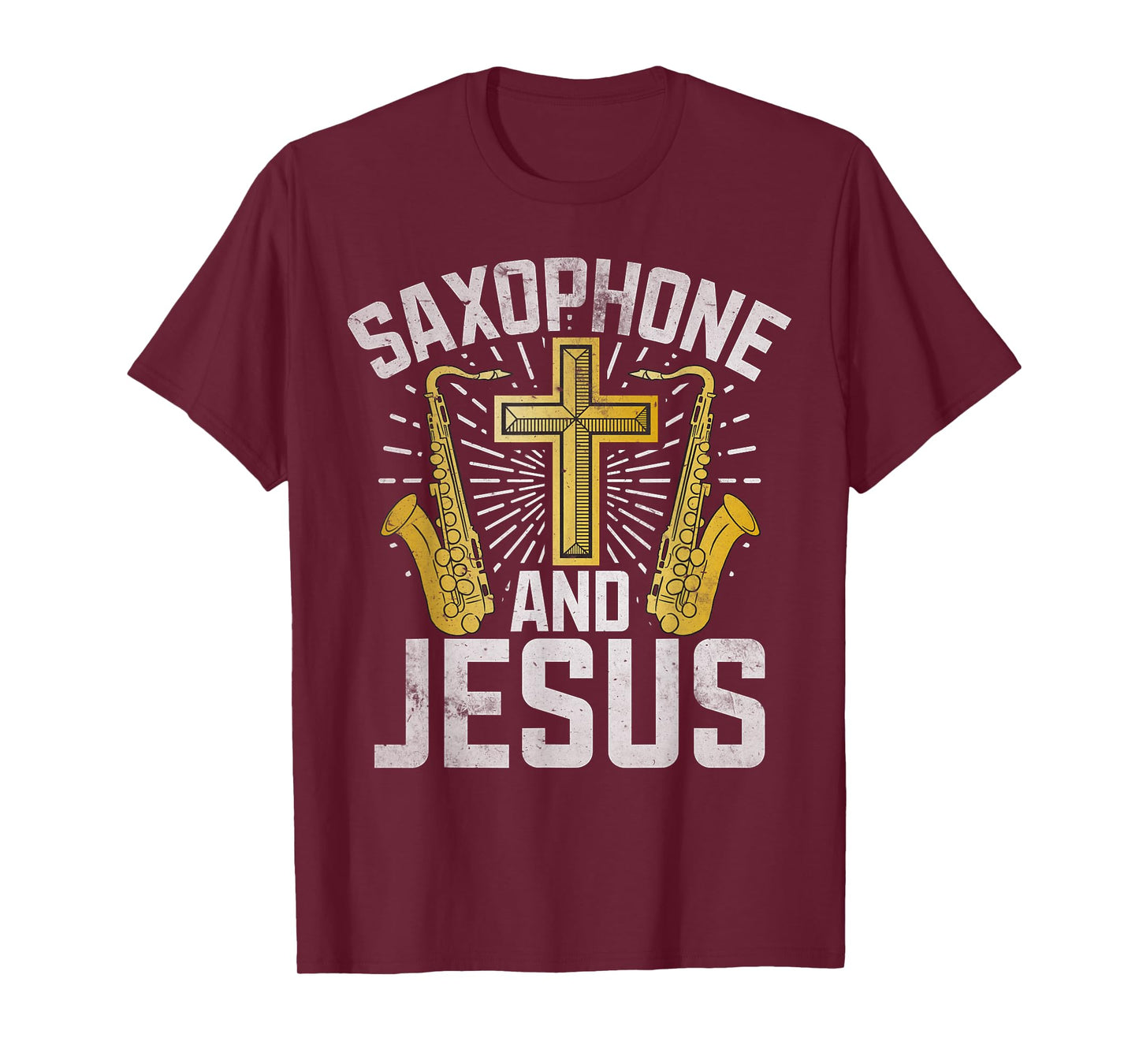 Saxophone and Jesus Saxophone T-Shirt