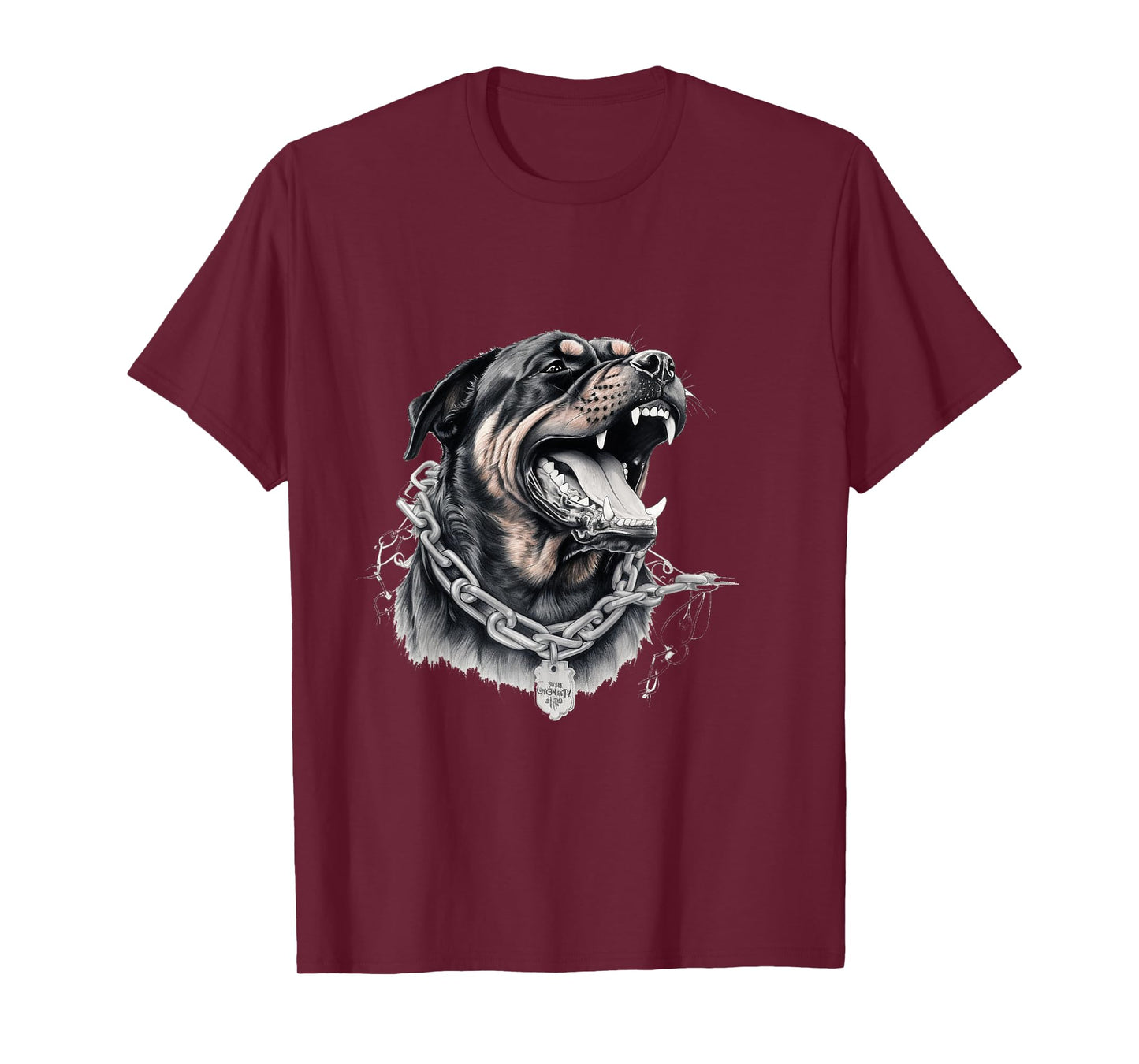 Fierce Rottweiler Dog T-Shirt for Men Women