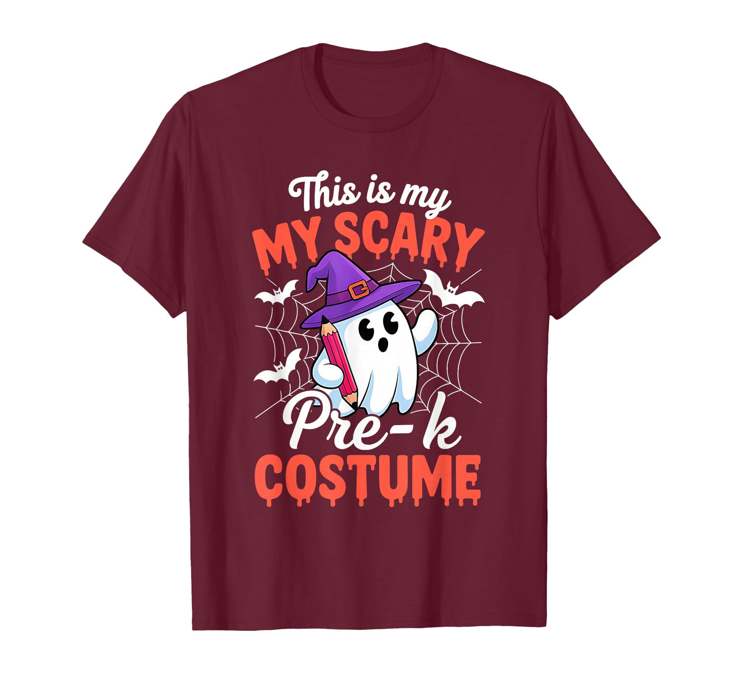 This is My Scary Pre-k Teacher Costume Halloween T-Shirt