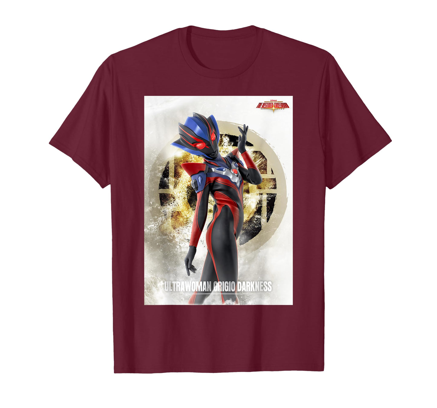ULTRAWOMAN GRIGIO DARKNESS Ultra Galaxy Fight 3 UGFTDC T-Shirt