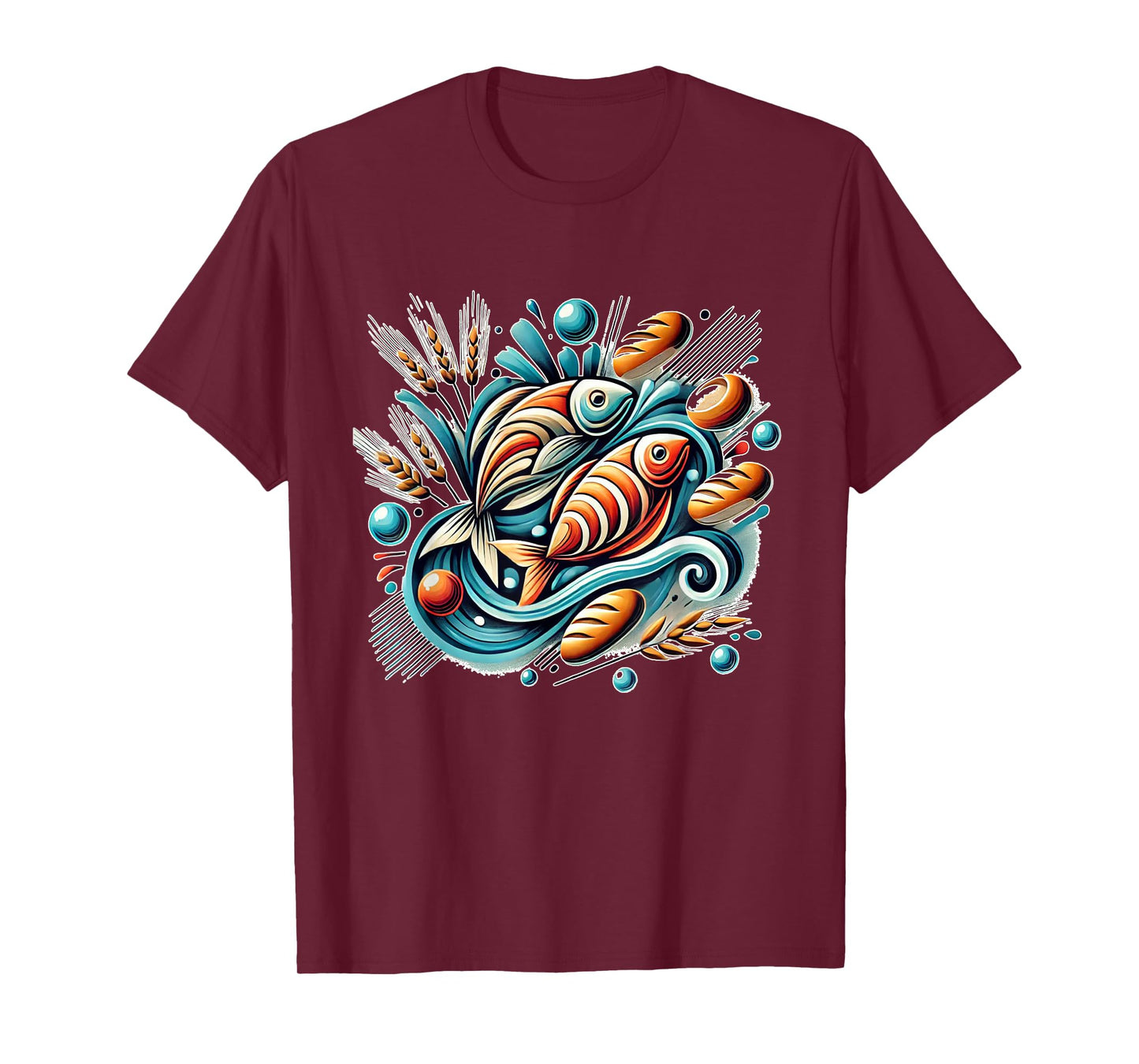 2 Fish, 5 Loaves, 5000 - A Miracle Against All Odds T-Shirt