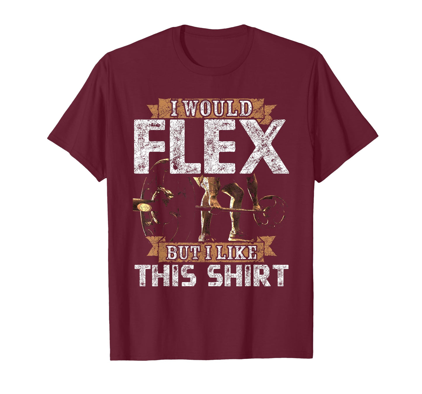 I Would Flex But I Like This Shirt Men For Workout Lovers T-Shirt