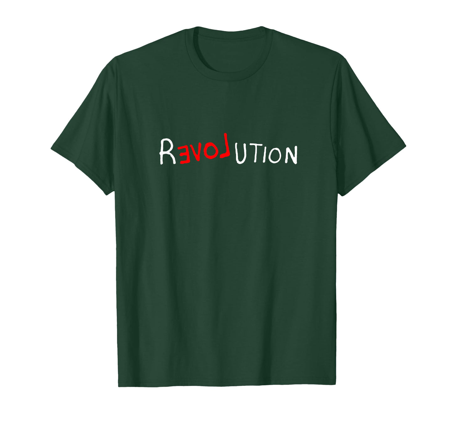 Revolution Reloveution Protest Love Demo Street Art T-Shirt
