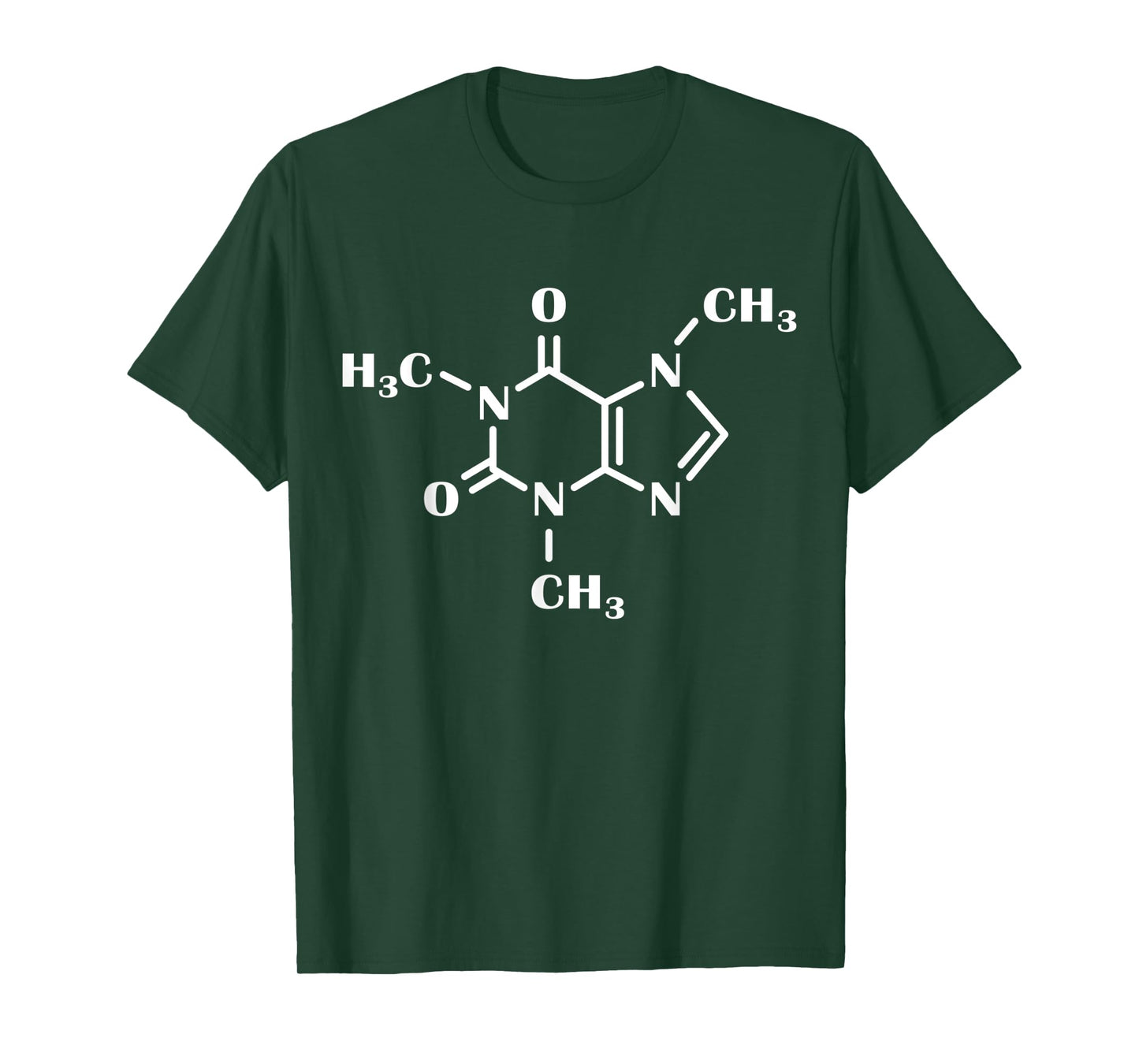 Caffeine Molecule | Coffee Shop Barista | Organic Chemistry T-Shirt