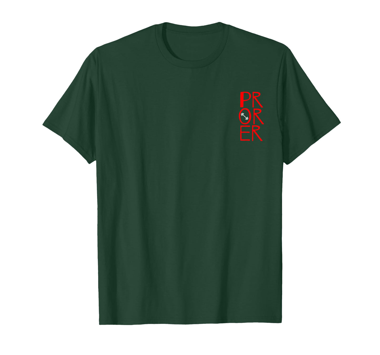 PR Or Er Weightlifting Bodybuilding Gym Weightlifting T-Shirt