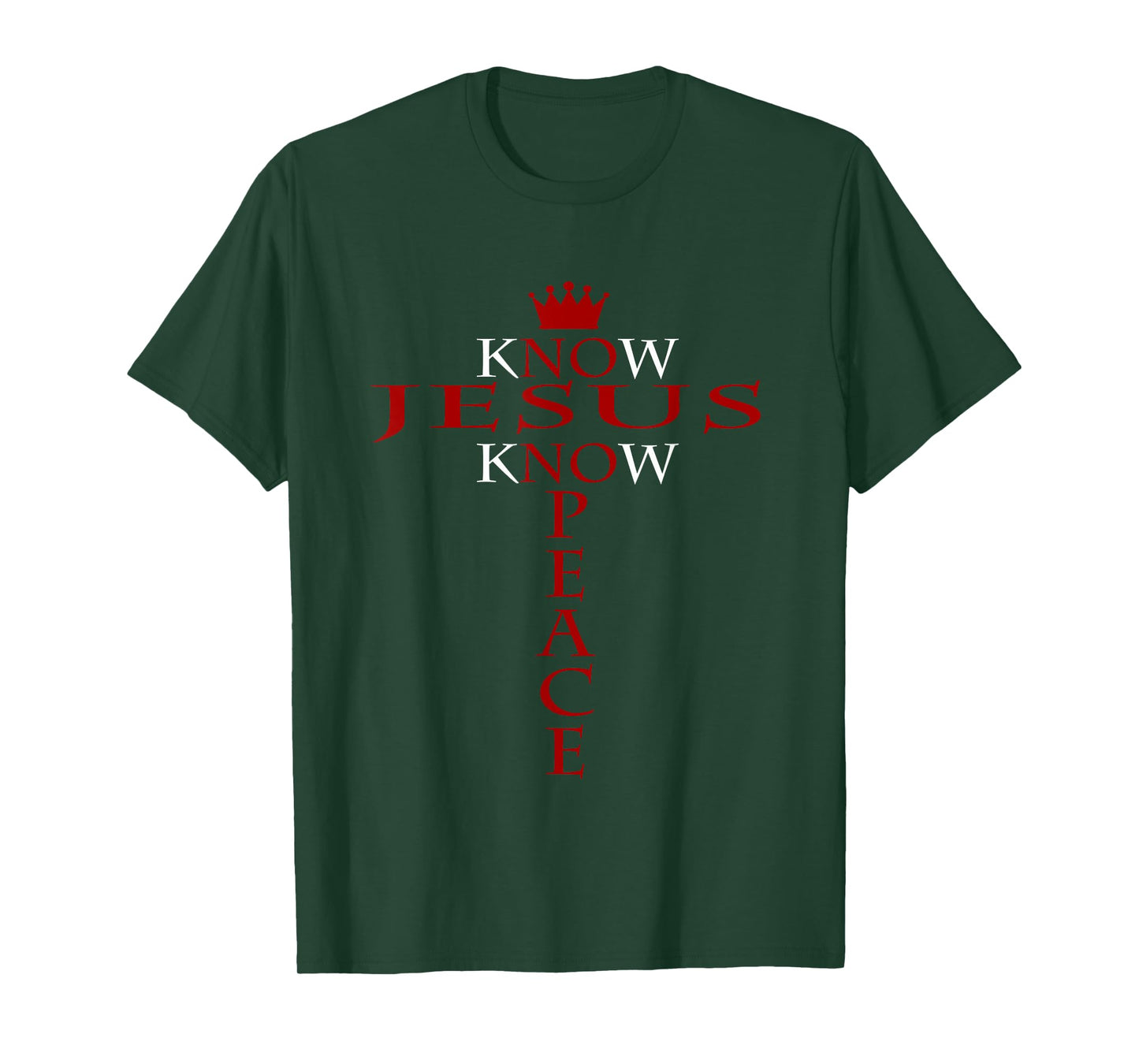 Know Jesus Know Peace Religious Christ Christian T-Shirt T-Shirt