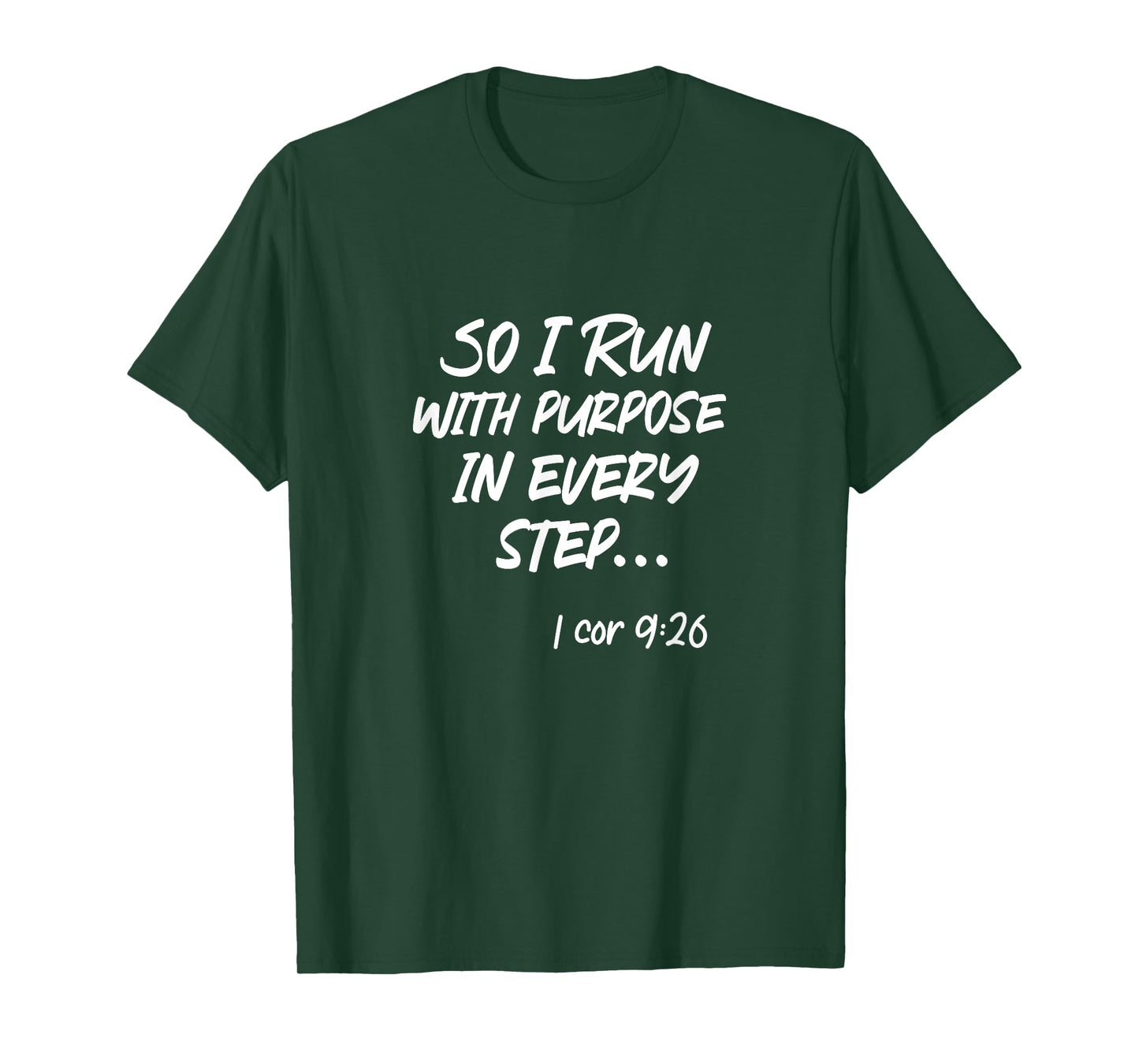 Running Marathon Runner Christian Athlete T-Shirt