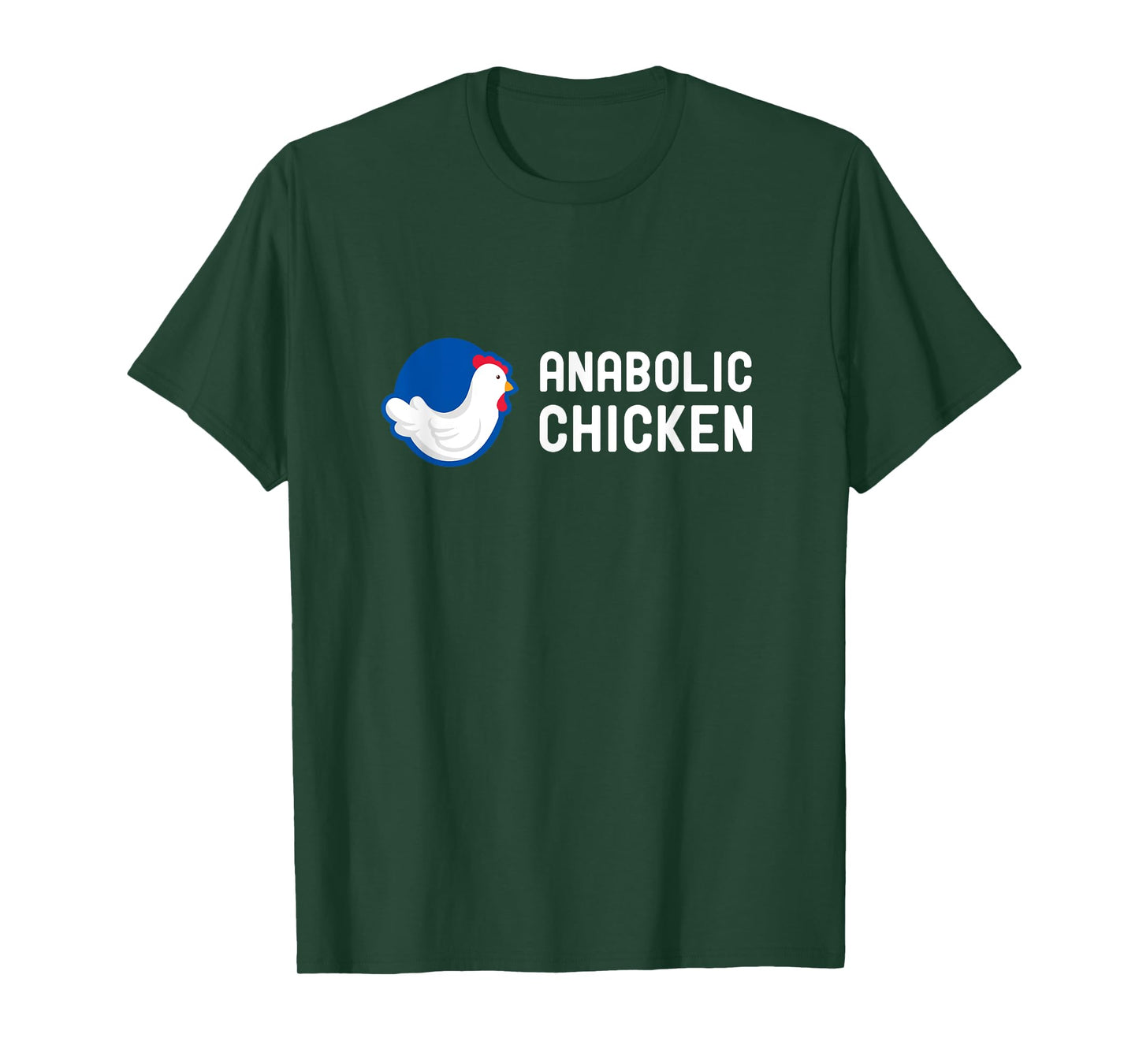 Anabolic Chicken Steroid Gym Fitness Bodybuilding Fitness T-Shirt