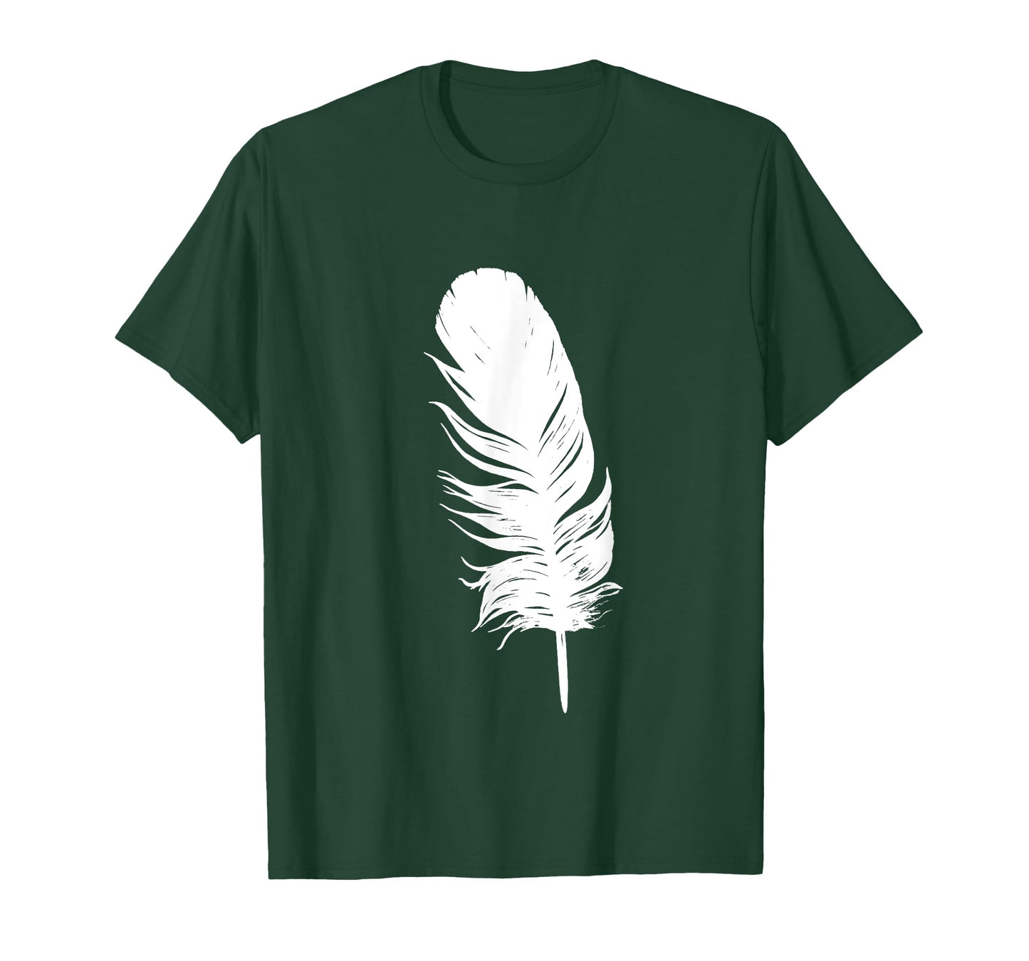White feather print, casual, graphic, sleeveless summer T-Shirt for Men Women Kids