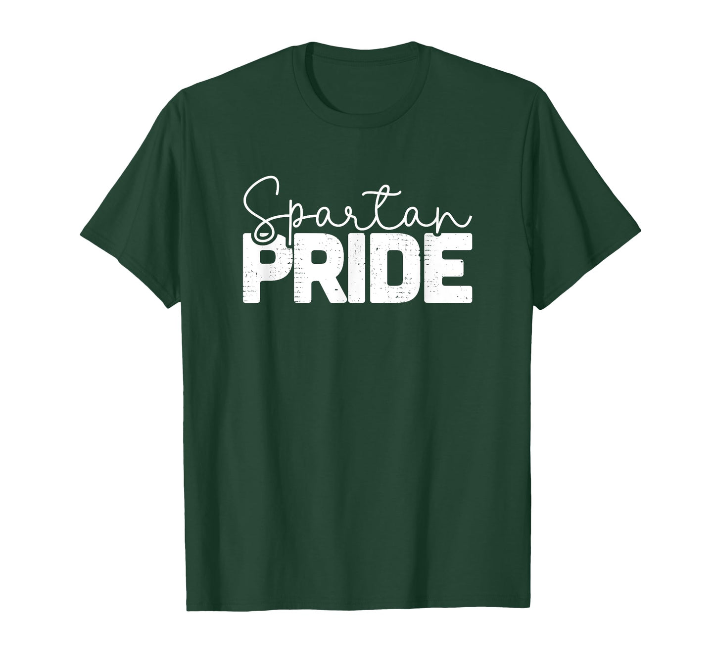Spartan Pride - Retro Cursive Vintage T-Shirt