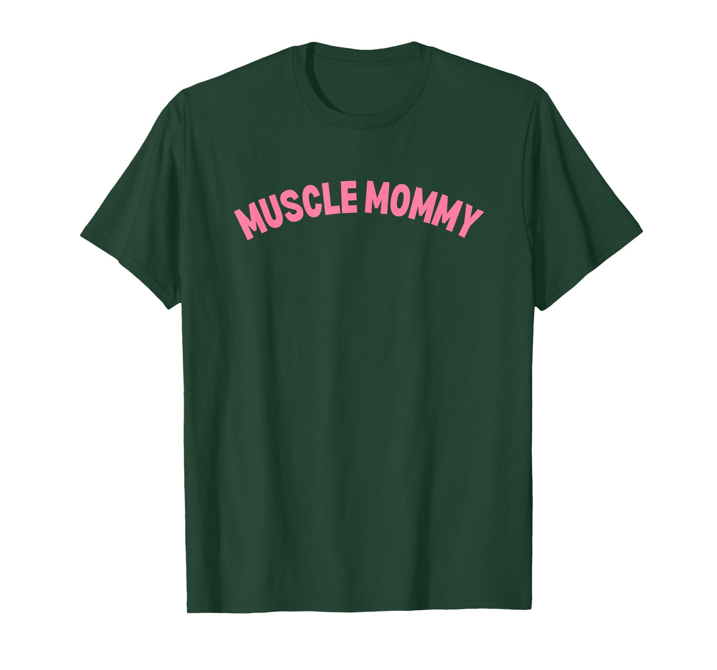 Mens Gym Muscle Mommy Pump Cover for Women Pink T-Shirt