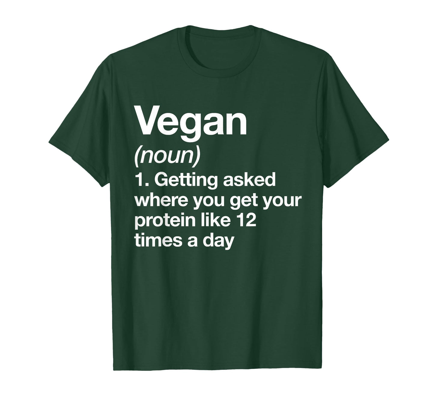 Vegan Definition Funny Sports Workout Gym T-Shirt