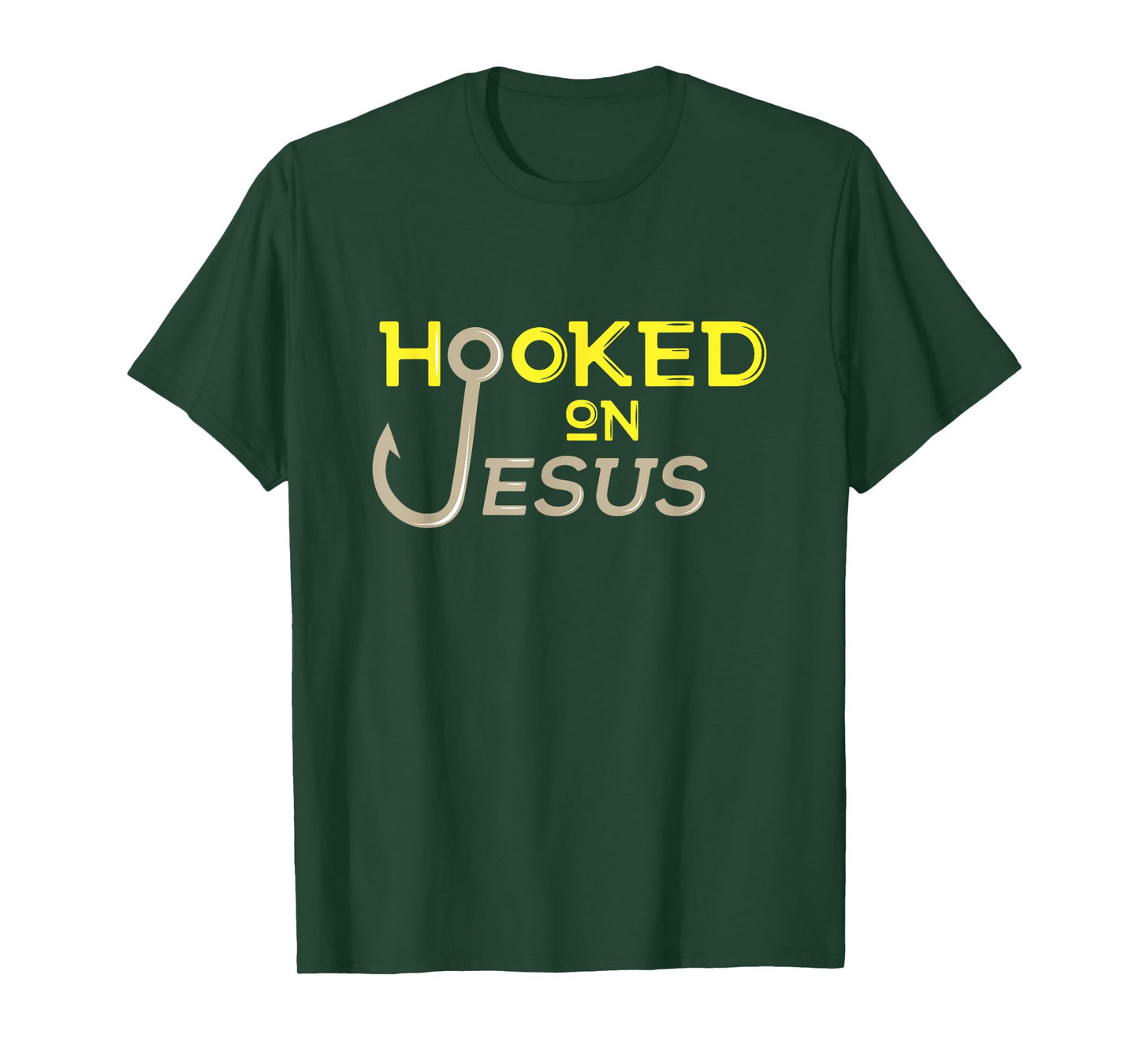 Hooked on Jesus Christian T-shirt T-Shirt