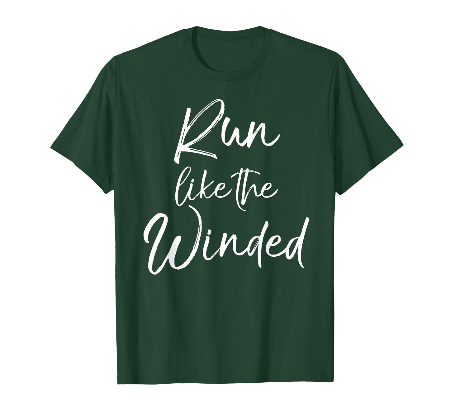 Cute Running Quote for Runners Cardio Run like the Winded T-Shirt