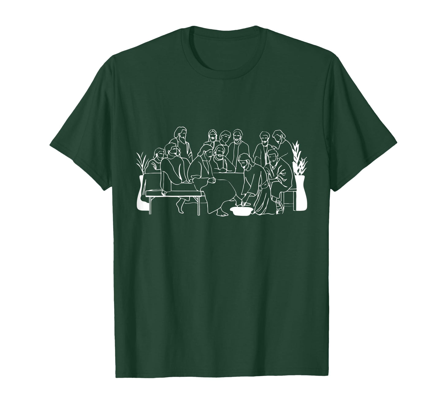 Jesus Christ washed the feet of his disciples T-Shirt