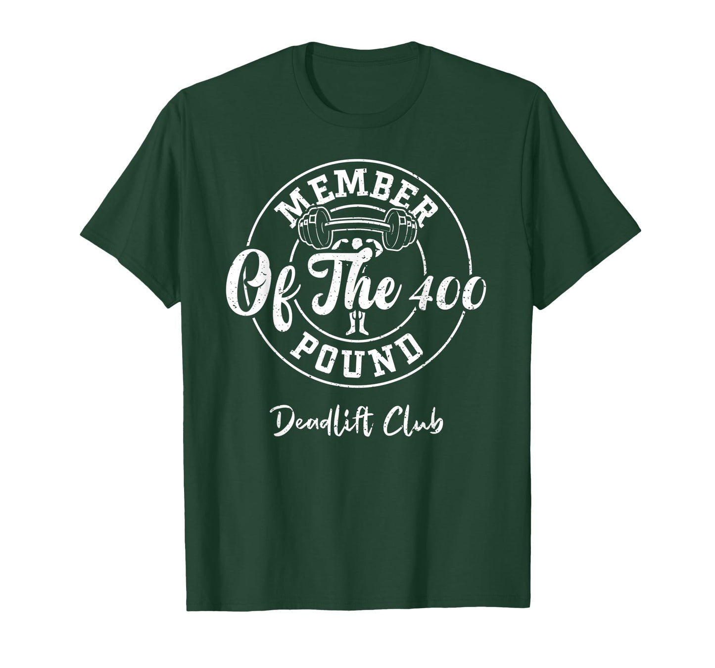 Powerlifting: Member Of The 400 Pound Deadlift Club - Gym T-Shirt