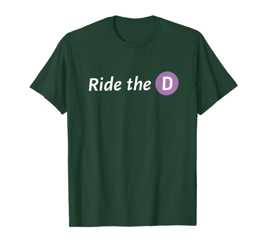 Metro Ride The d Tee T-Shirt - T-Shirt | Forest