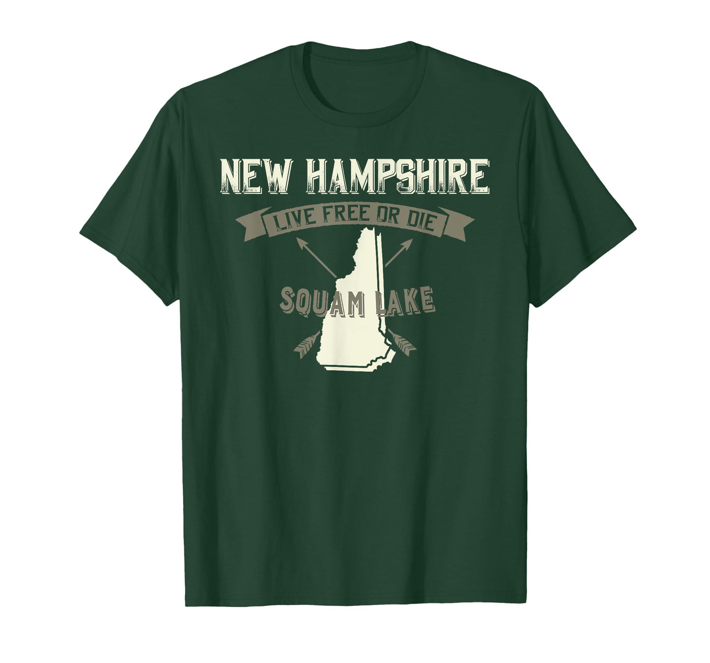 Vintage Squam Lake, New Hampshire T-Shirt T-Shirt