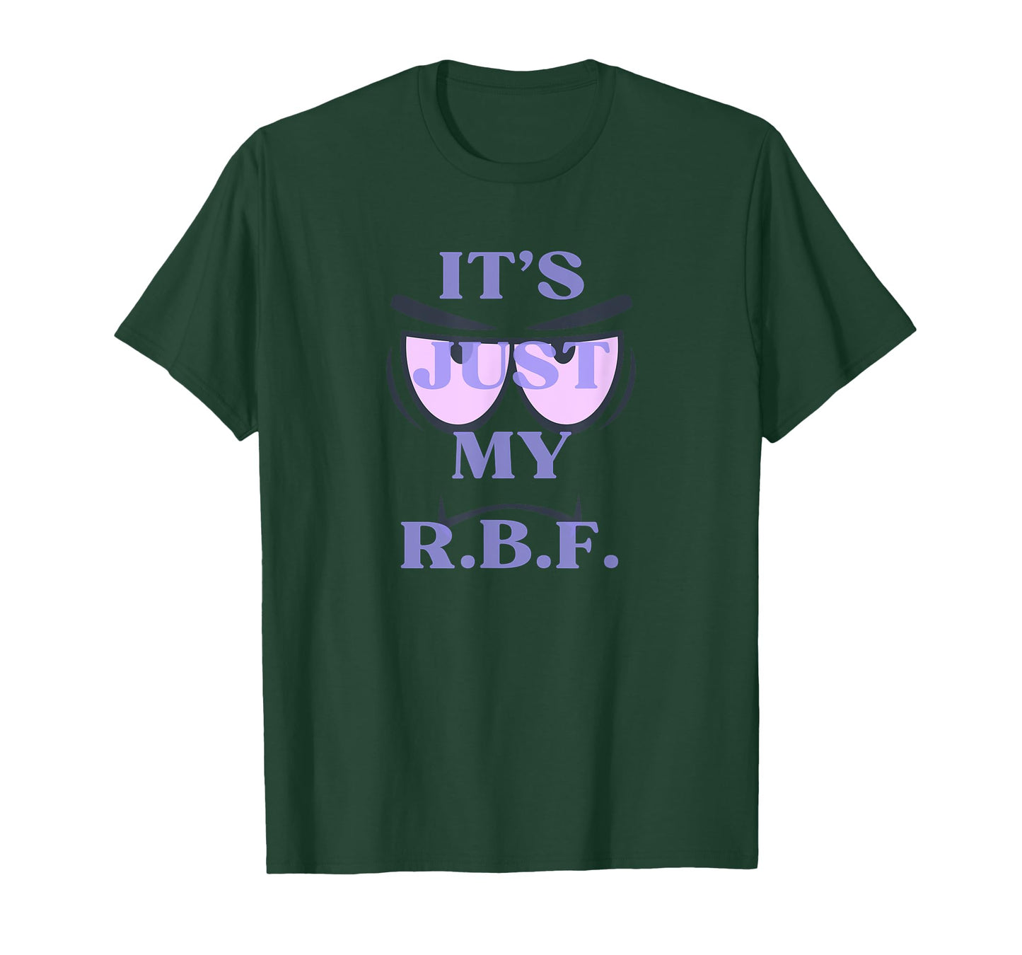 Mens Gym Pump Cover It's Just My RBF Resting Face T-Shirt