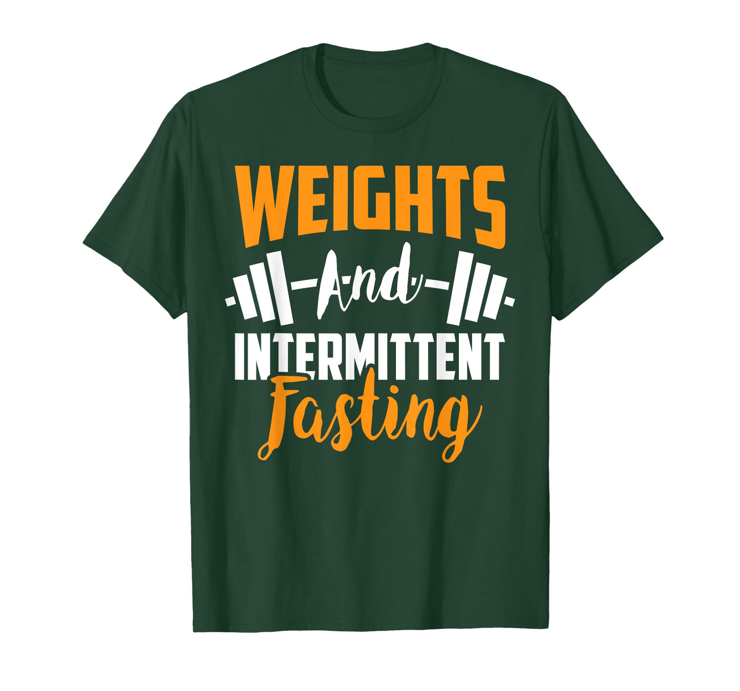 Weights And Intermittent Fasting Health Diet T-Shirt