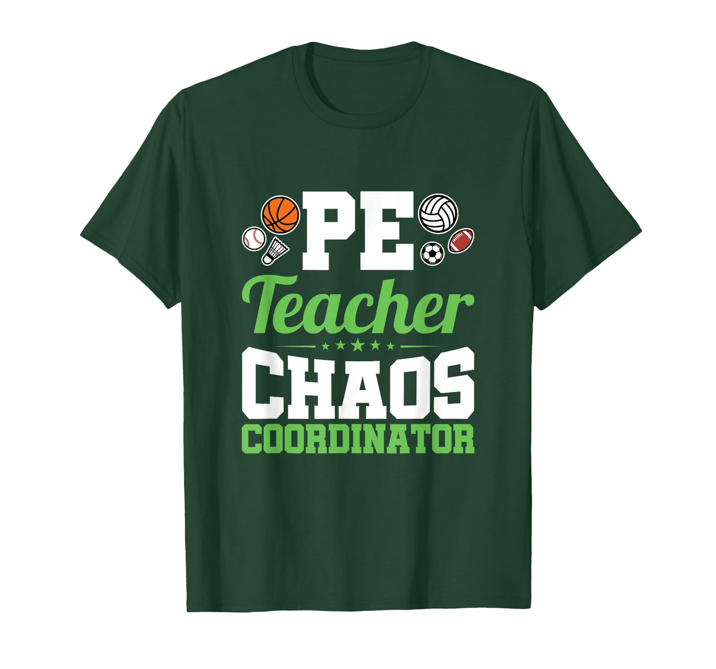 Chaos Coordinator - Appreciation Gift - PE Teacher T-Shirt T-Shirt for Men Women Girls Kids