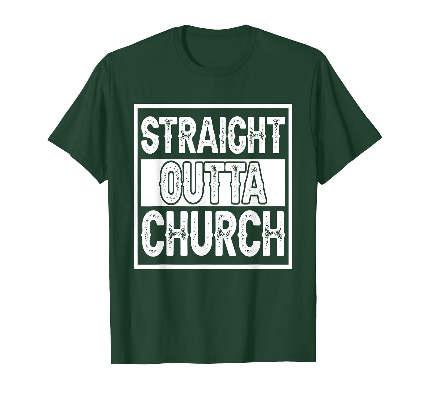 Straight Outta Church I Christianity T-Shirt
