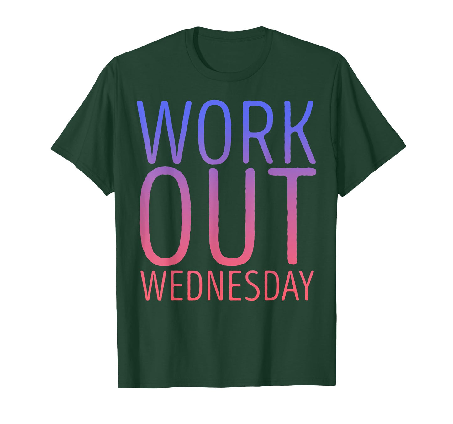 Workout Wednesday Purple Pink Gradient T-Shirt