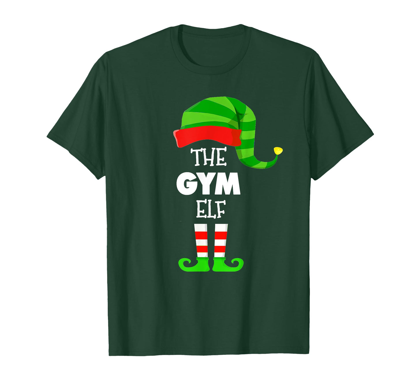 The GYM ELF Group Matching Family Christmas PJS T-Shirt