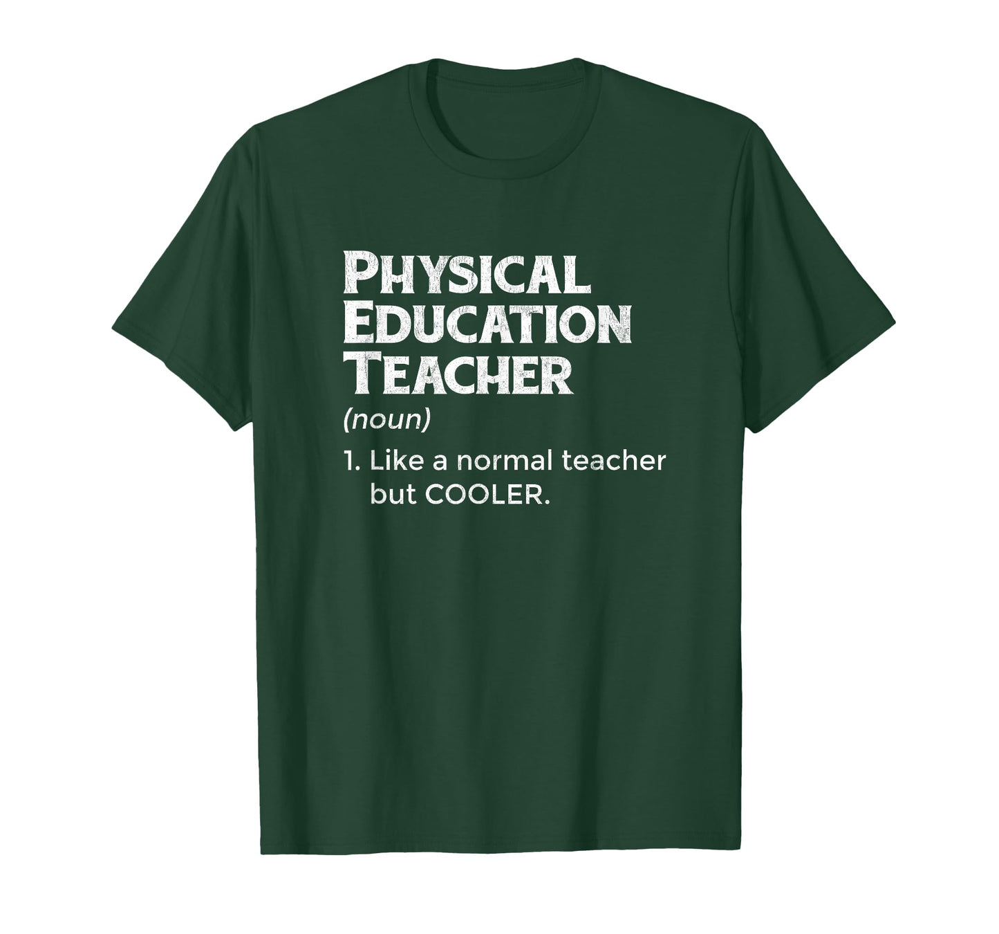PE Teacher Definition For Fitness Educator Professor T-Shirt for Men Women
