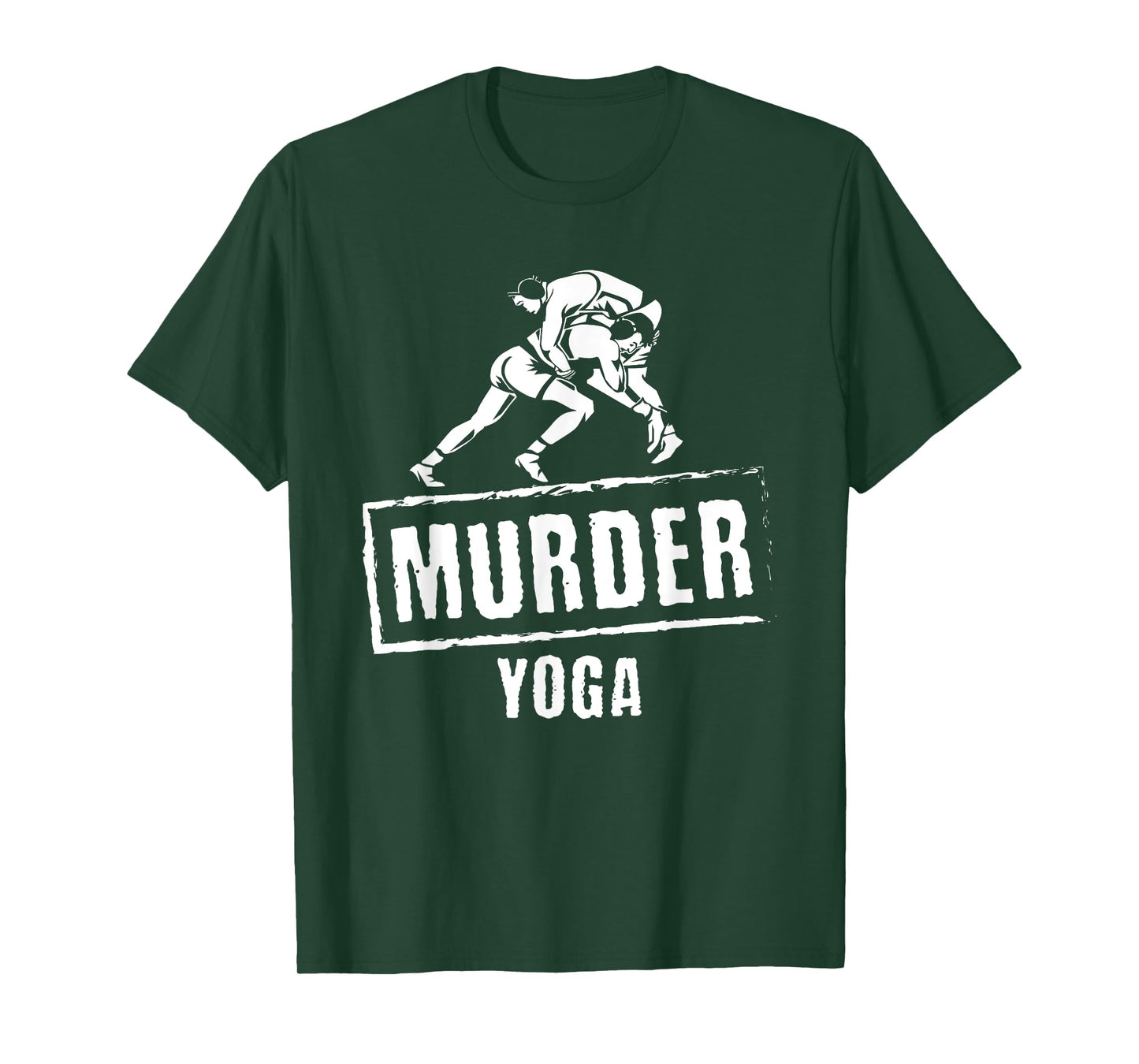 Funny Murder Yoga Fighter Wrestling Gear Wrestling Rules T-Shirt