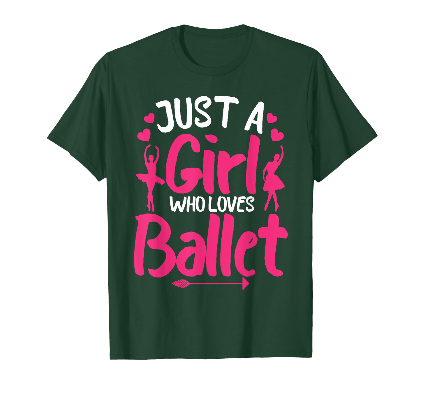 Funny Ballerina Design For Girls Women Ballet Dance Lovers T-Shirt