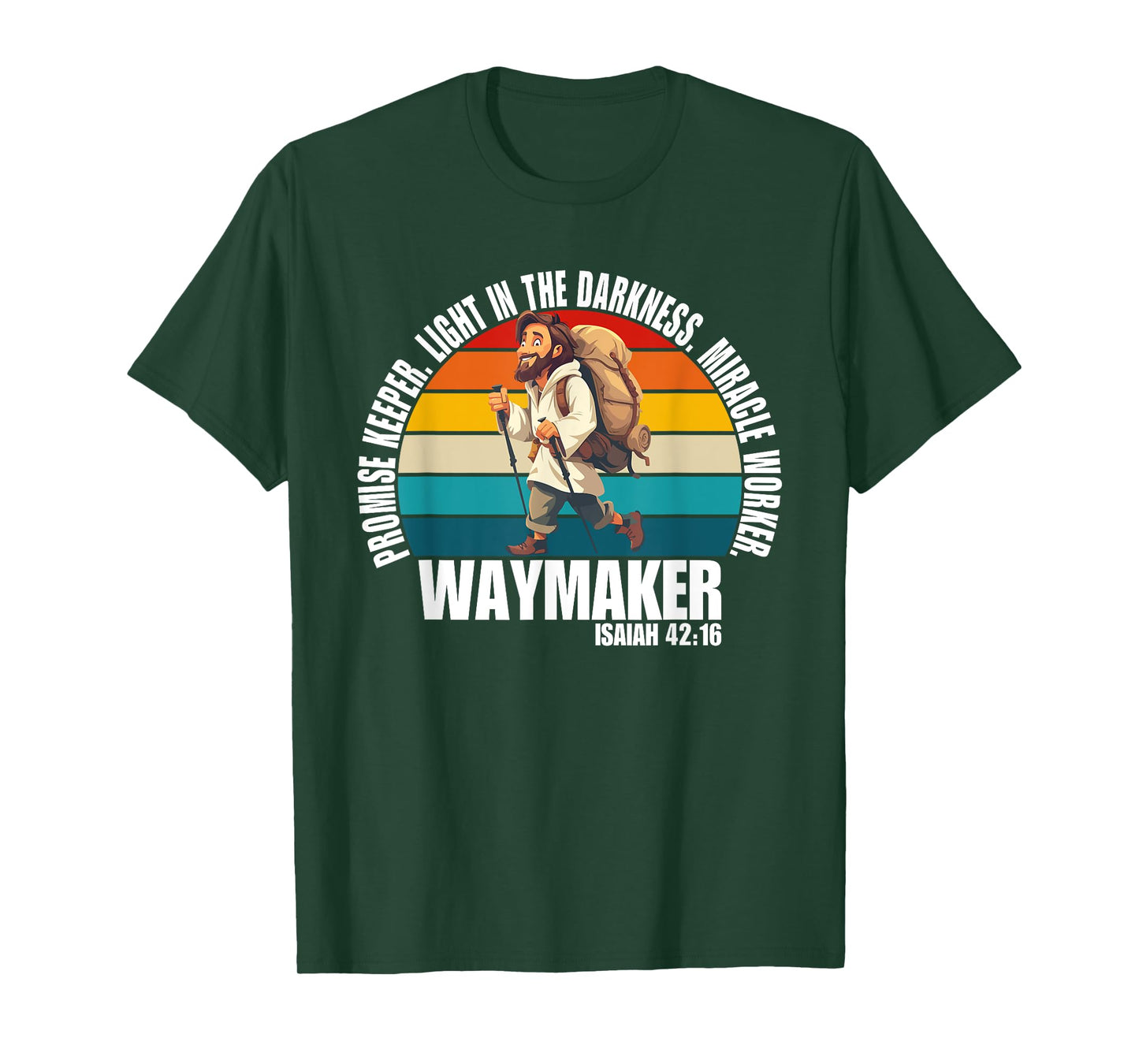 Vintage Waymaker Promise Keeper Miracle Worker Christian T-Shirt