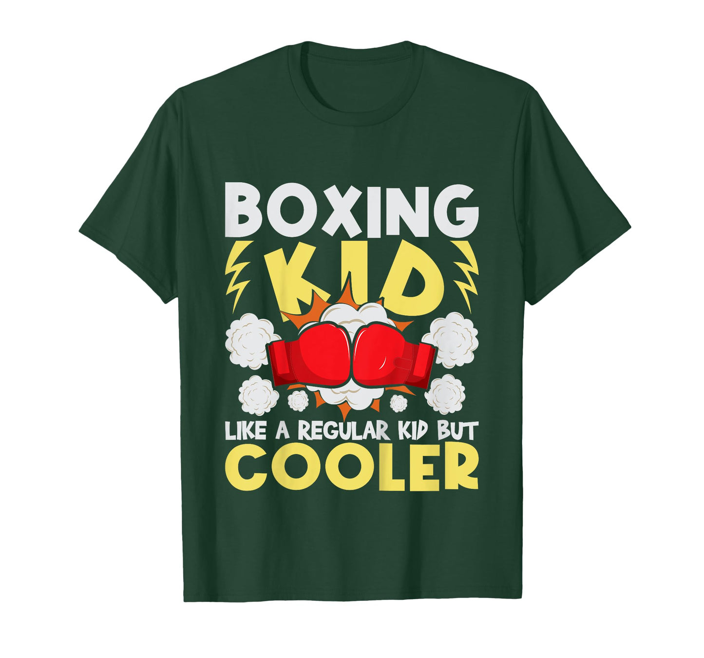 Boxing Kid Like A Regular Kid But Cooler - Boxer Kickboxing T-Shirt