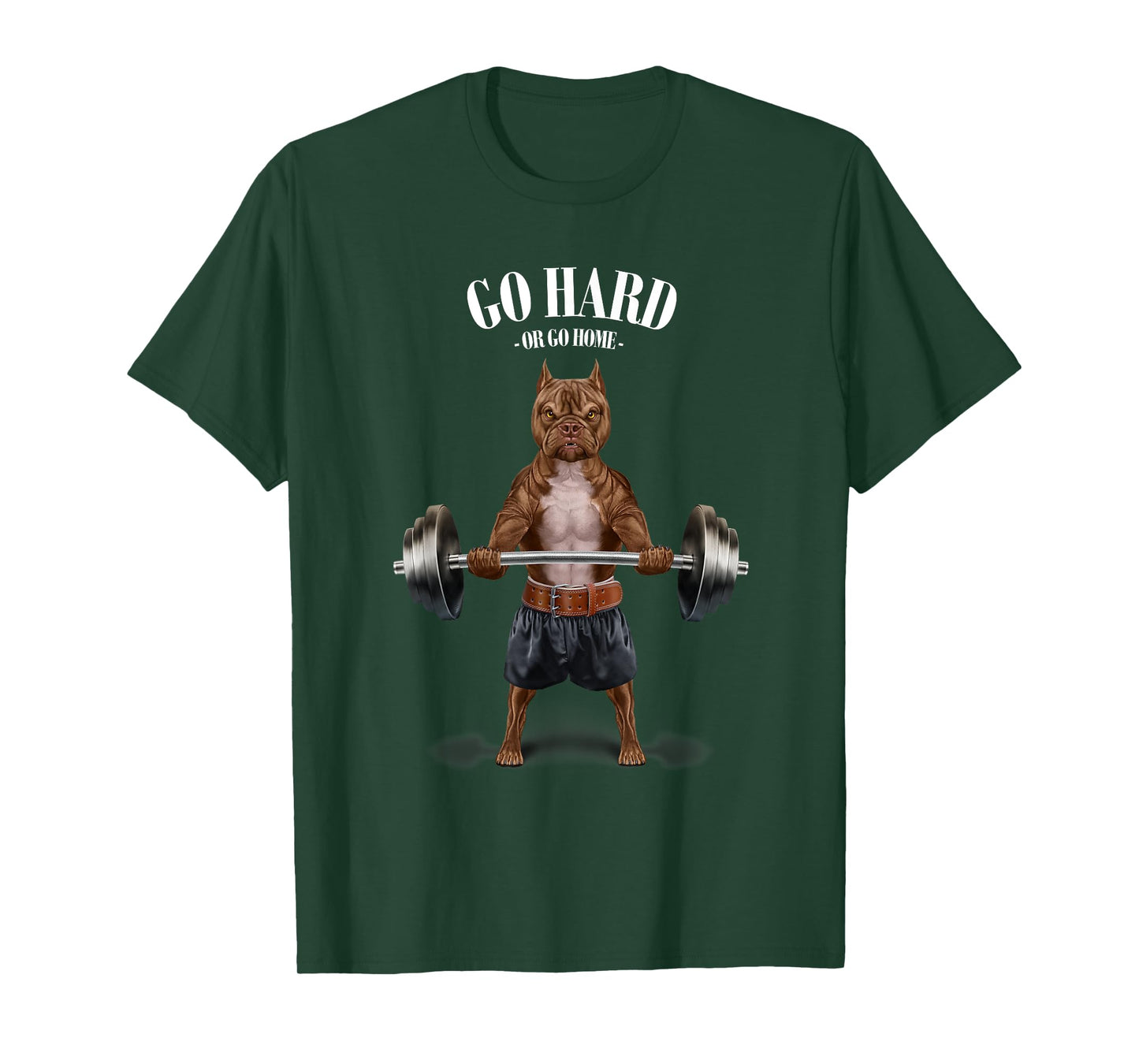 American Bully Dog Muscle Training Weightlifting Fitness Gym Men Women Girls Kids T-Shirt