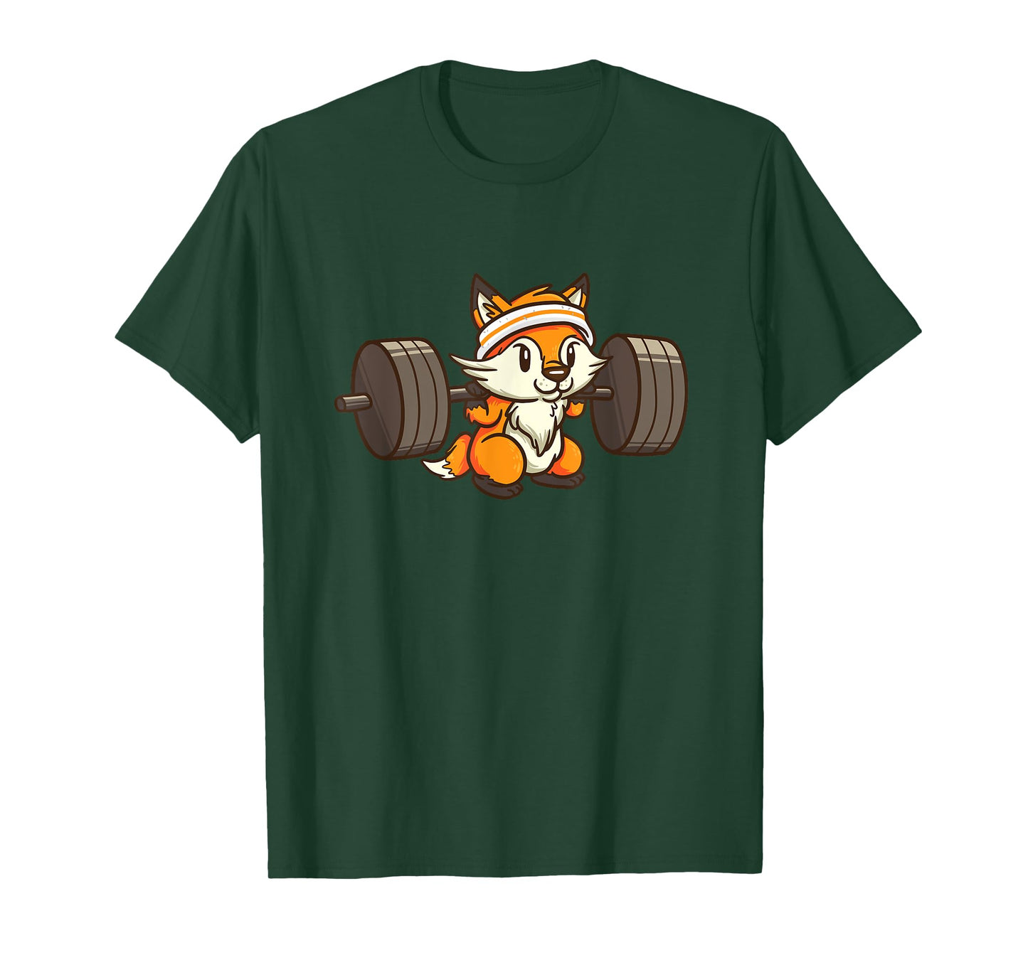 Fox Deadlift Powerlifting Weightlifting Gym Lovers Gift T-Shirt