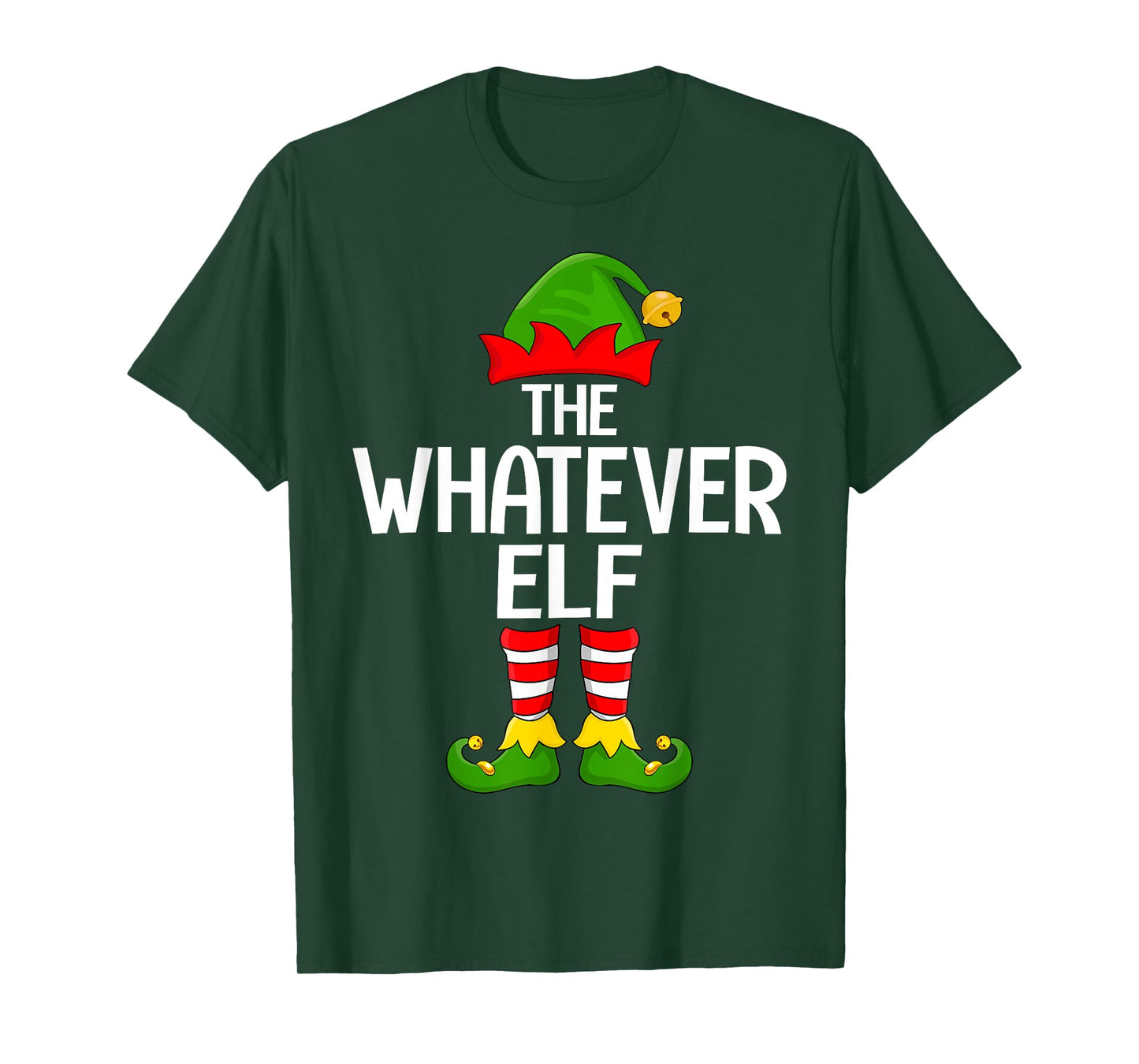 Whatever Elf Xmas Matching Family Elf Squad Christmas T-Shirt
