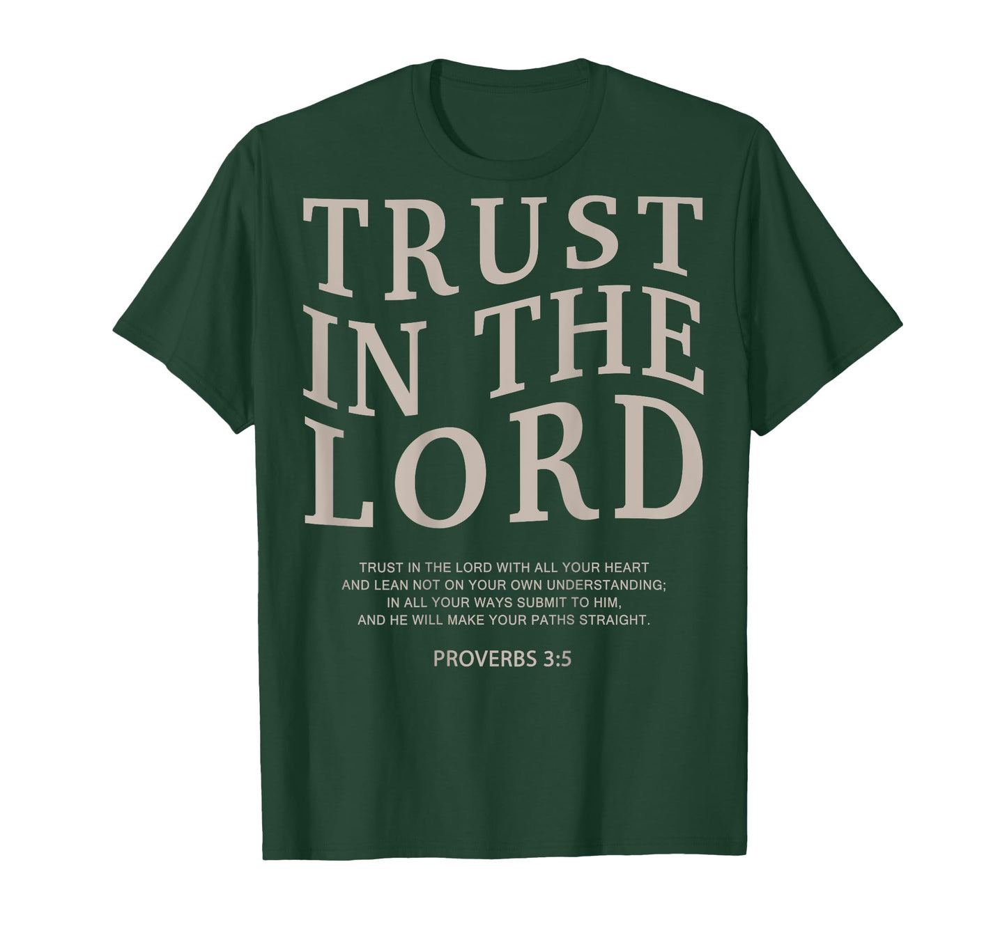 Trust The Lord Christian Men Good God Son Toddler Teen Girl T-Shirt