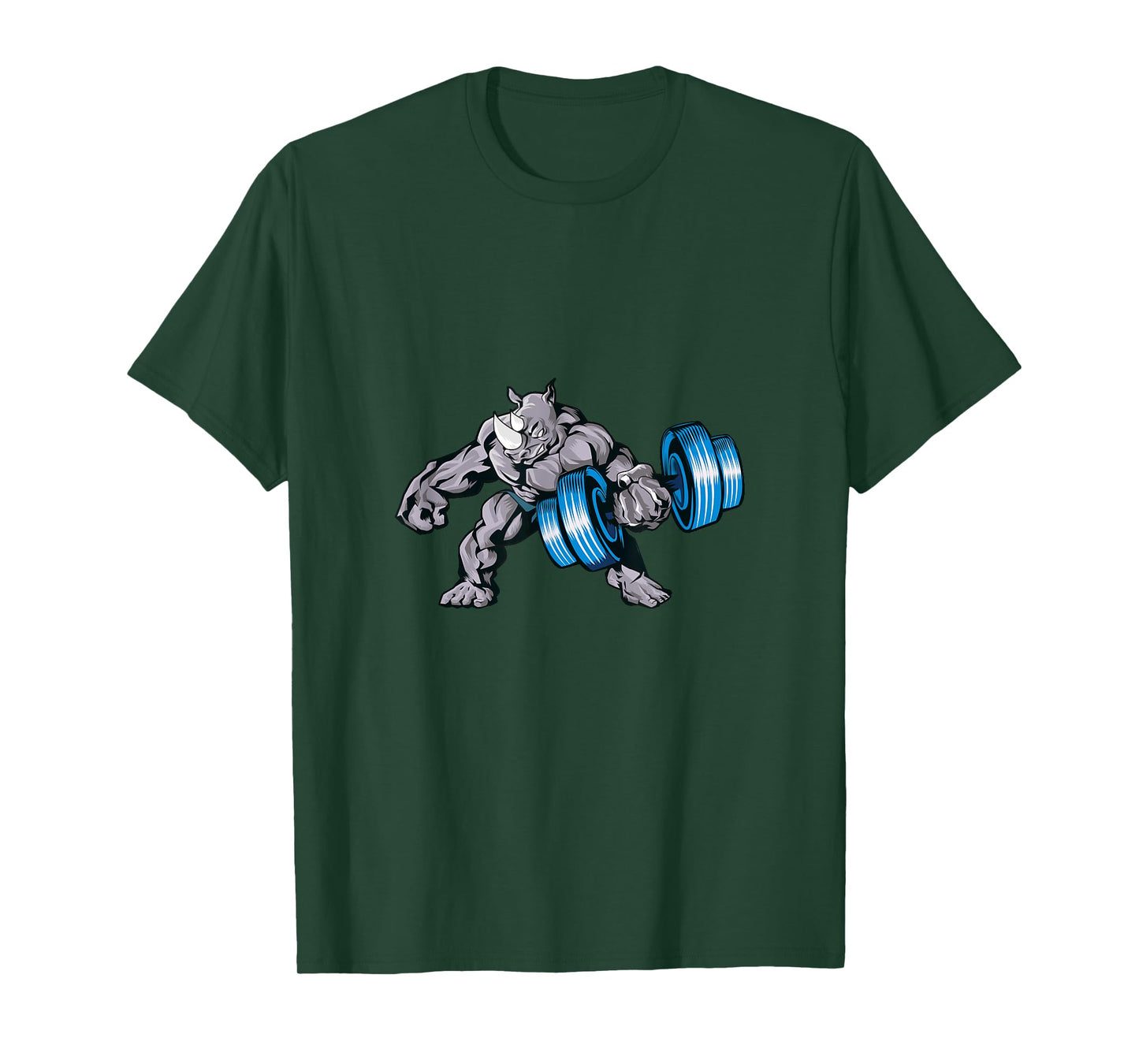 Rhino Lifting Weights Bodybuilding Beast Gym Fitness T-Shirt
