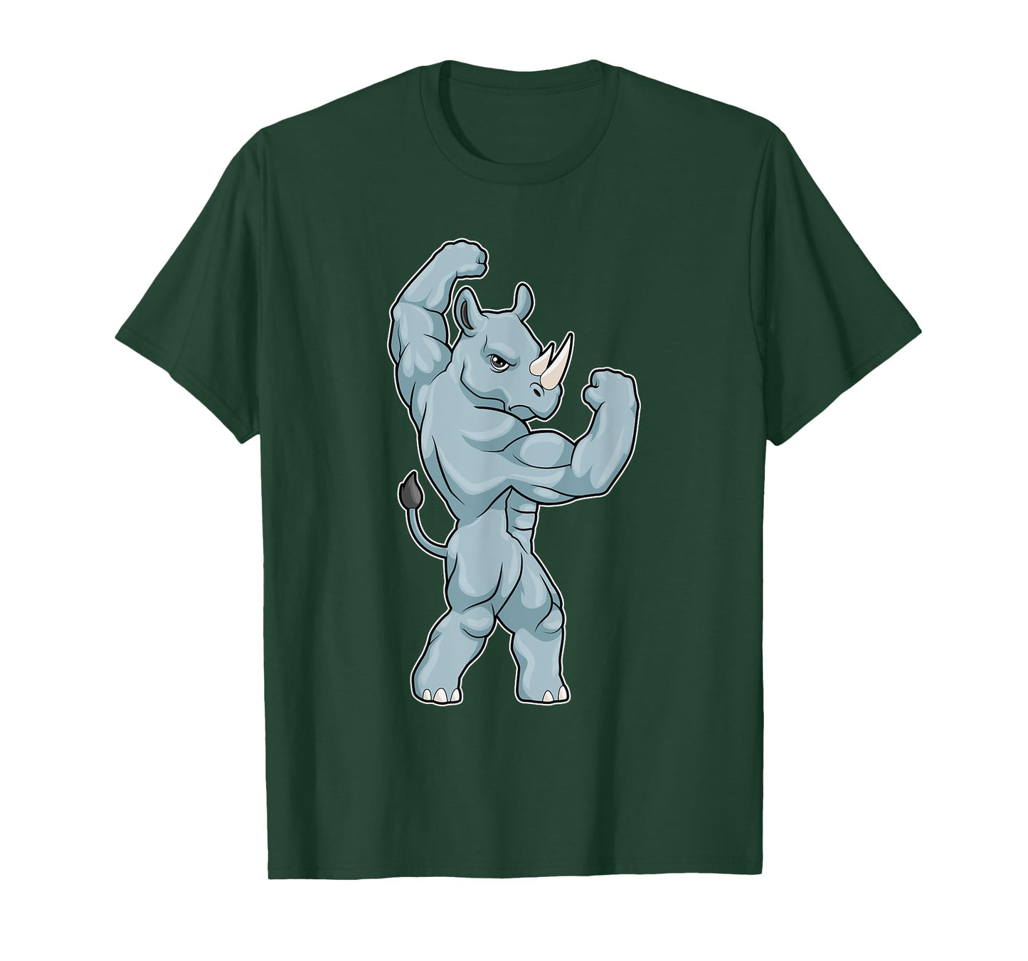 Rhino Bodybuilder Bodybuilding Sports T-Shirt