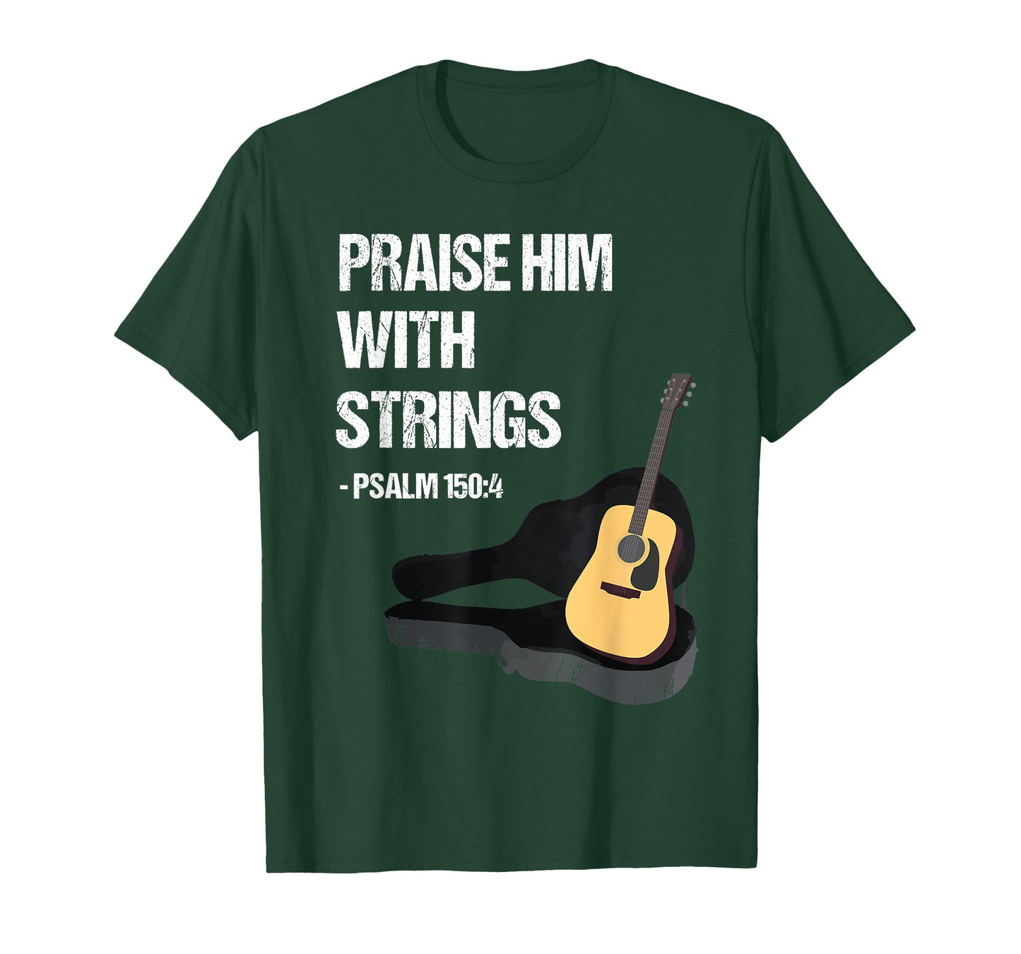 Christian Guitar Player Music Gift - Praise Him T-Shirt