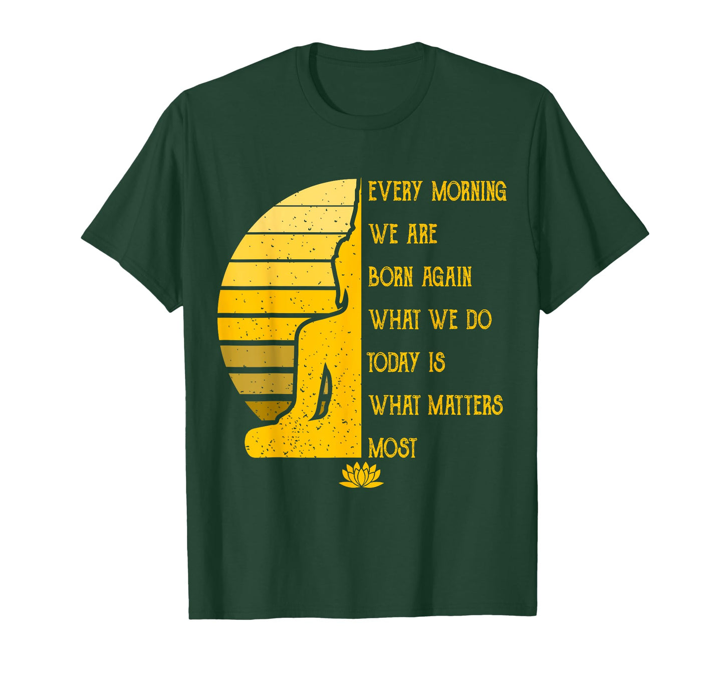Yoga T-Shirt Meditation Buddha Gift Yoga Teacher T-Shirt
