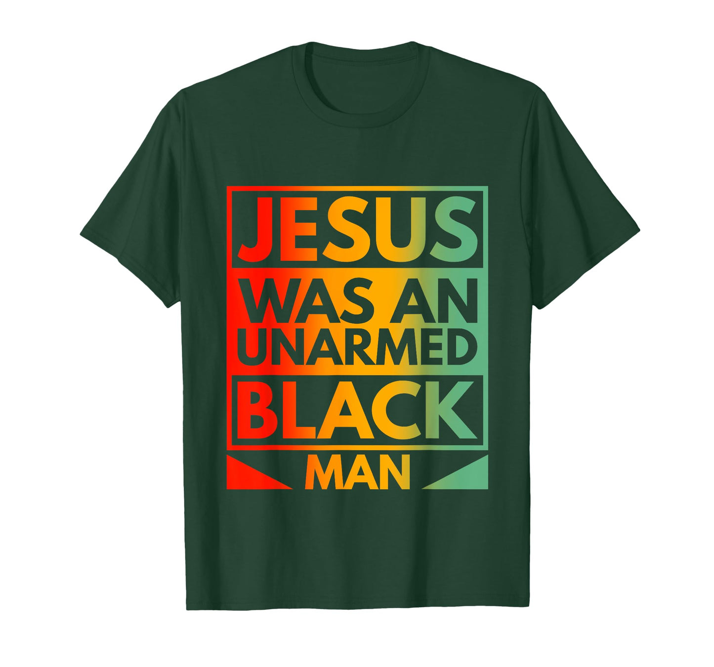 Jesus Was An Unarmed Black Man American Vintage Retro T-Shirt