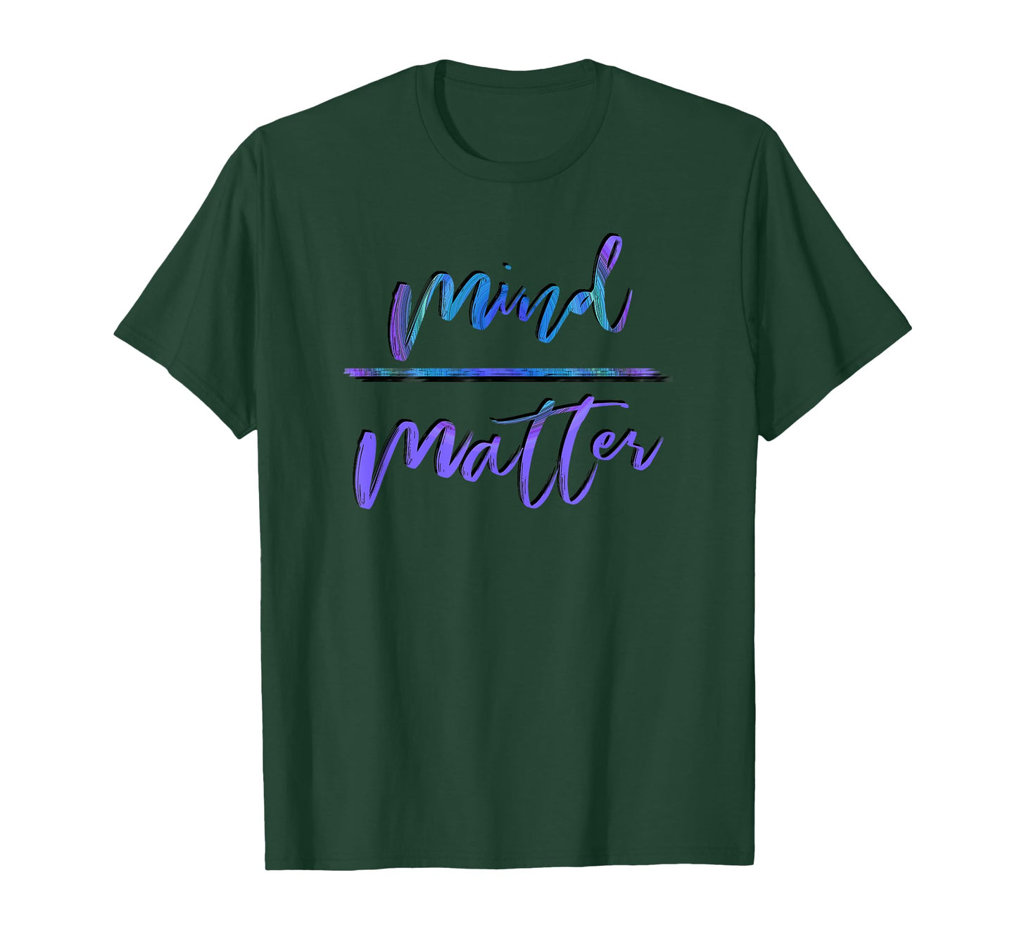 Mind Over Matter Inspiring Gym Design T-Shirt