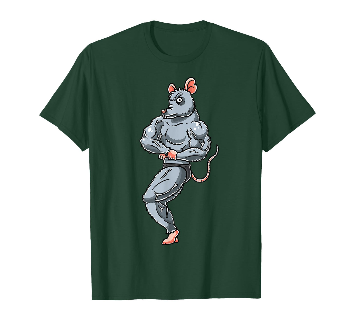 Rat Bodybuilding Fitness Gym Motivation Bodybuilder T-Shirt
