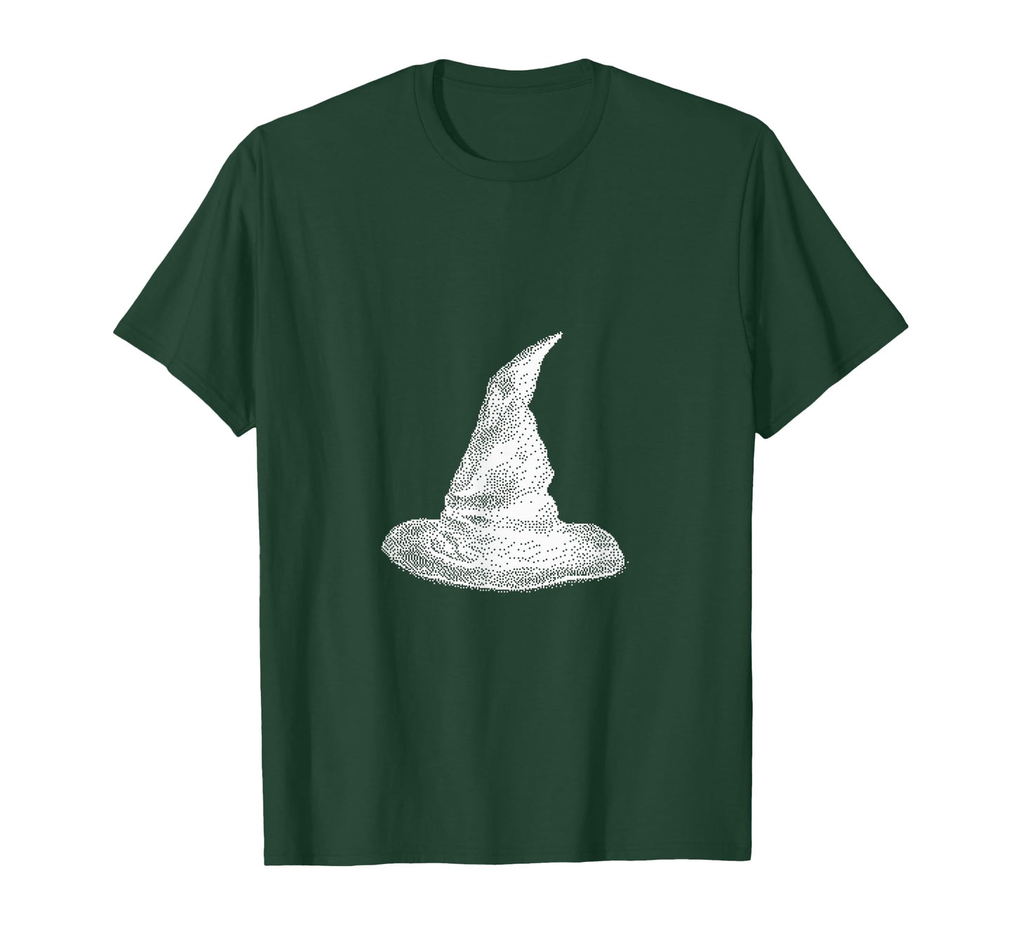 Spooky Witch Hat Occult Halloween Art T-Shirt